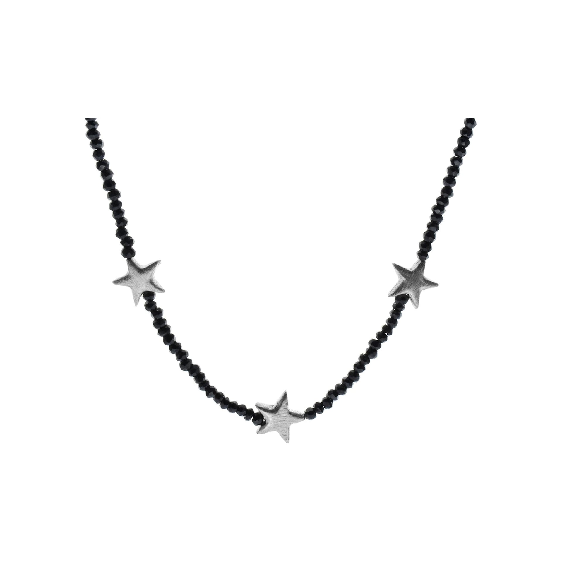 Chloe sapphire quartz necklace with stars