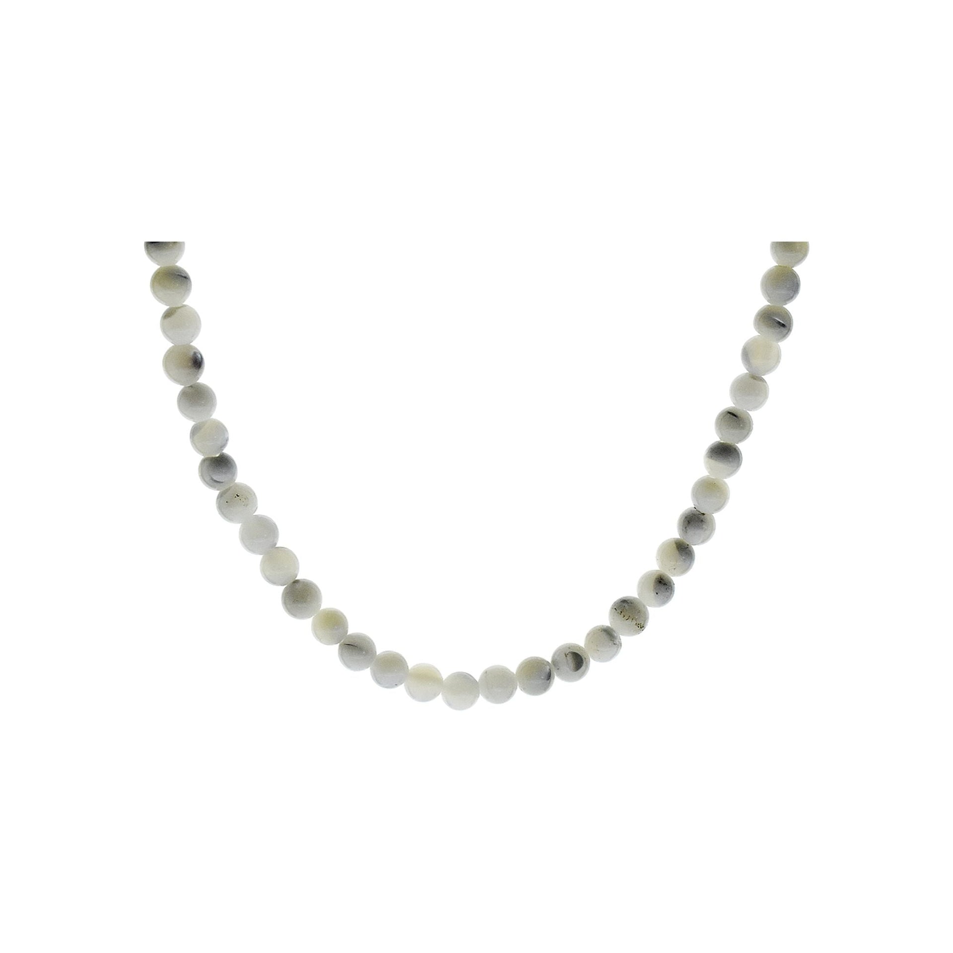 Chloe beaded mother of pearl necklace