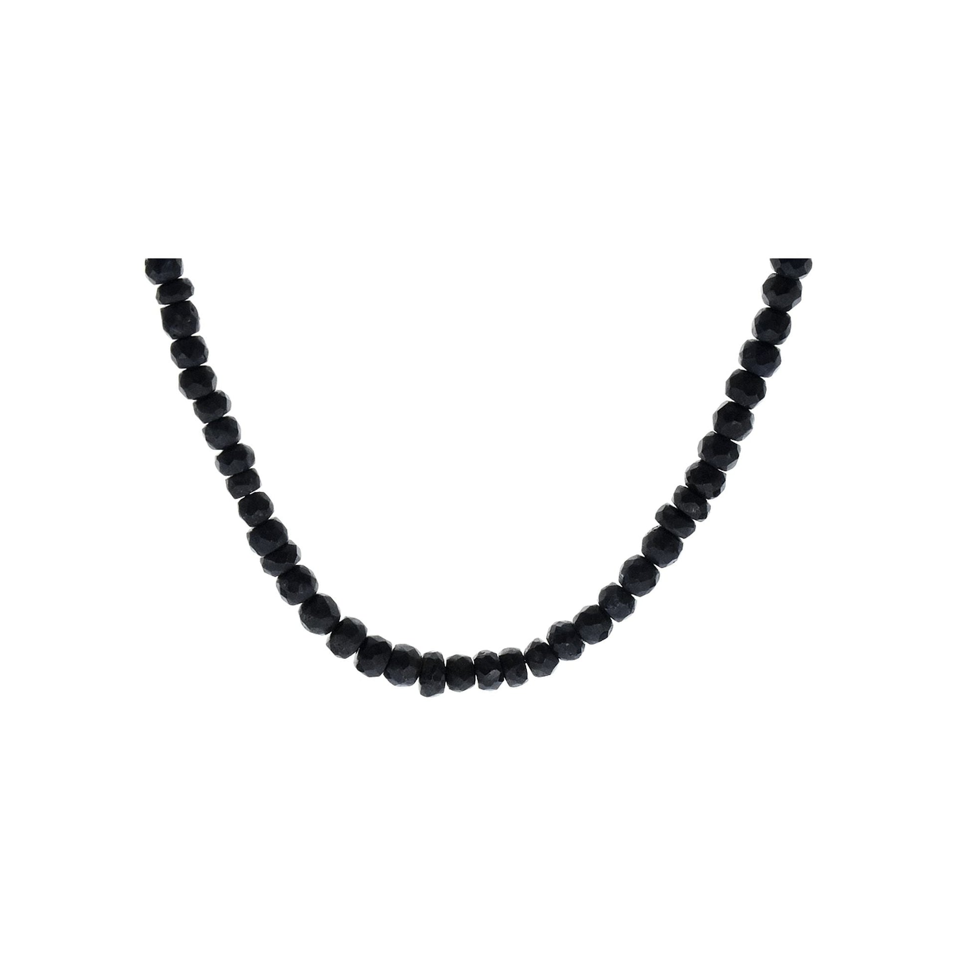 Chloe sapphire quartz beaded necklace