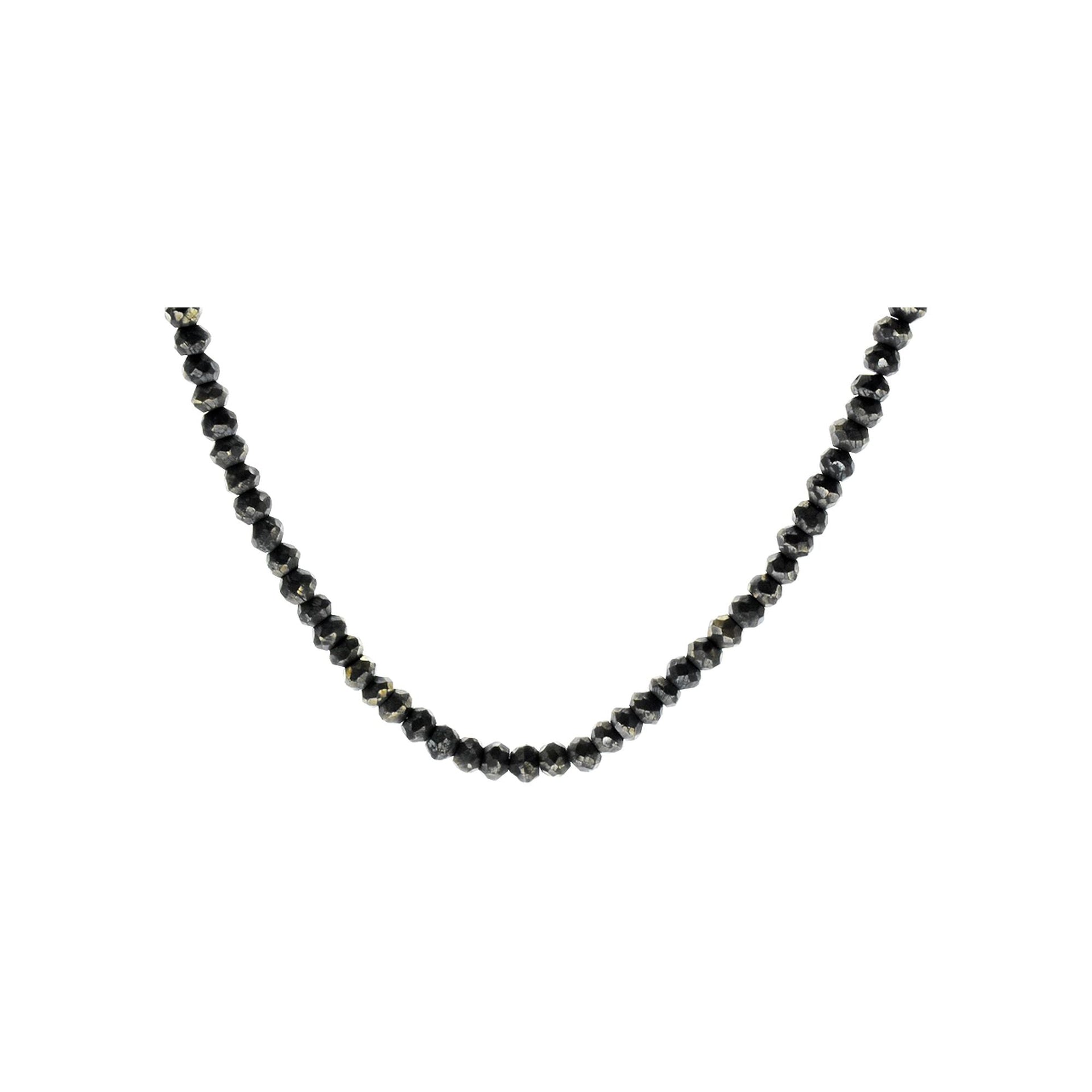 Chloe pyrite beaded necklace