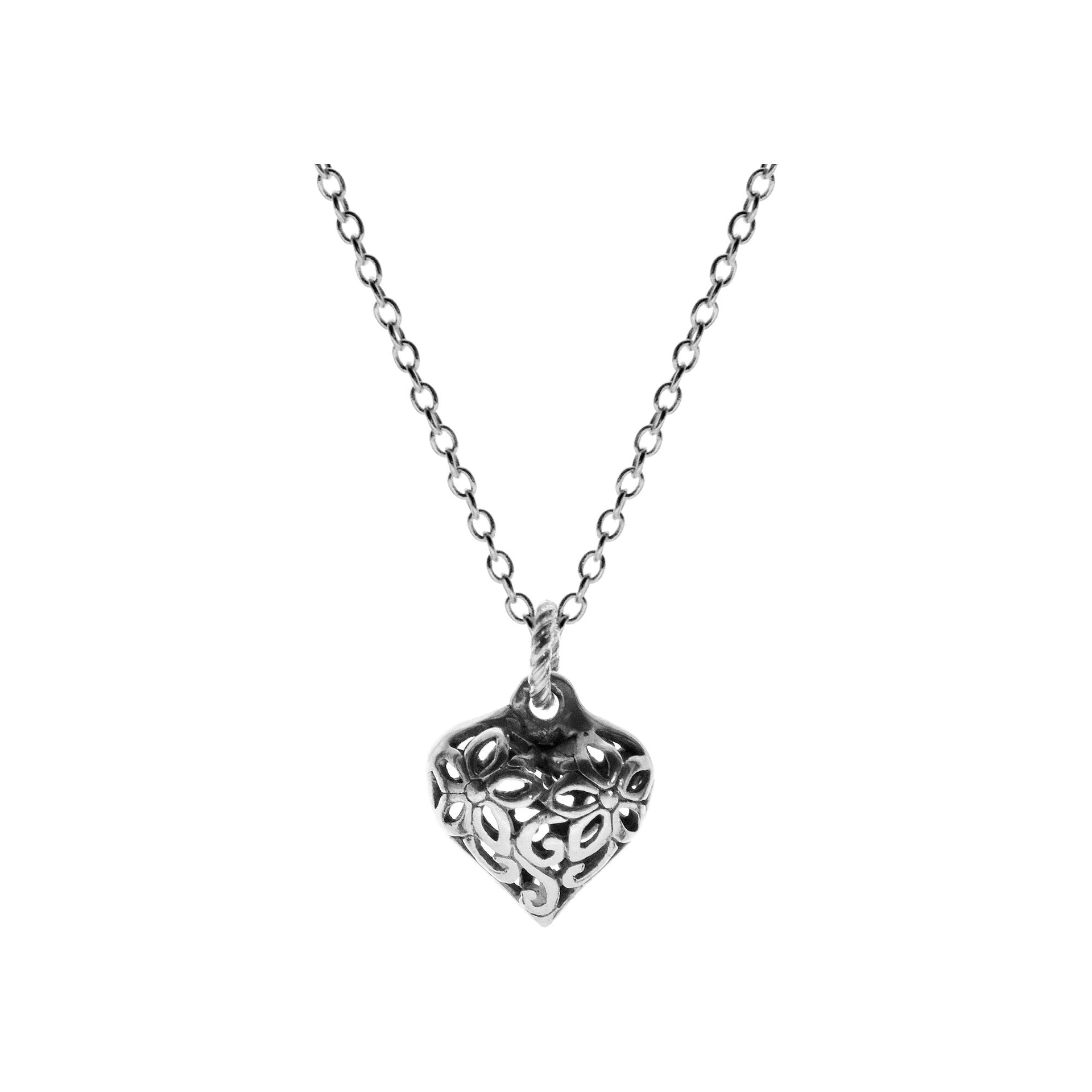 Chloe filigree heart necklace