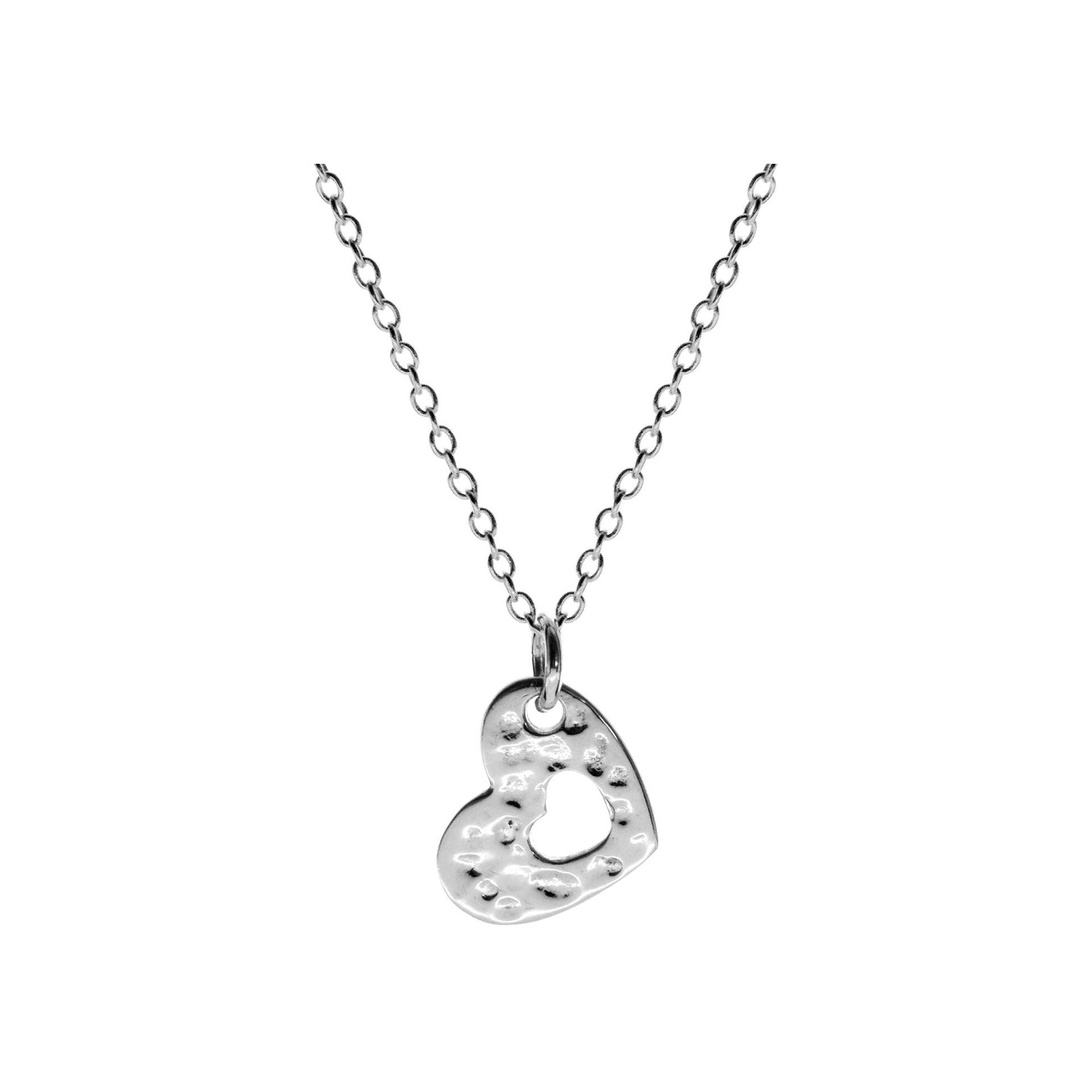 Chloe heart in heart necklace