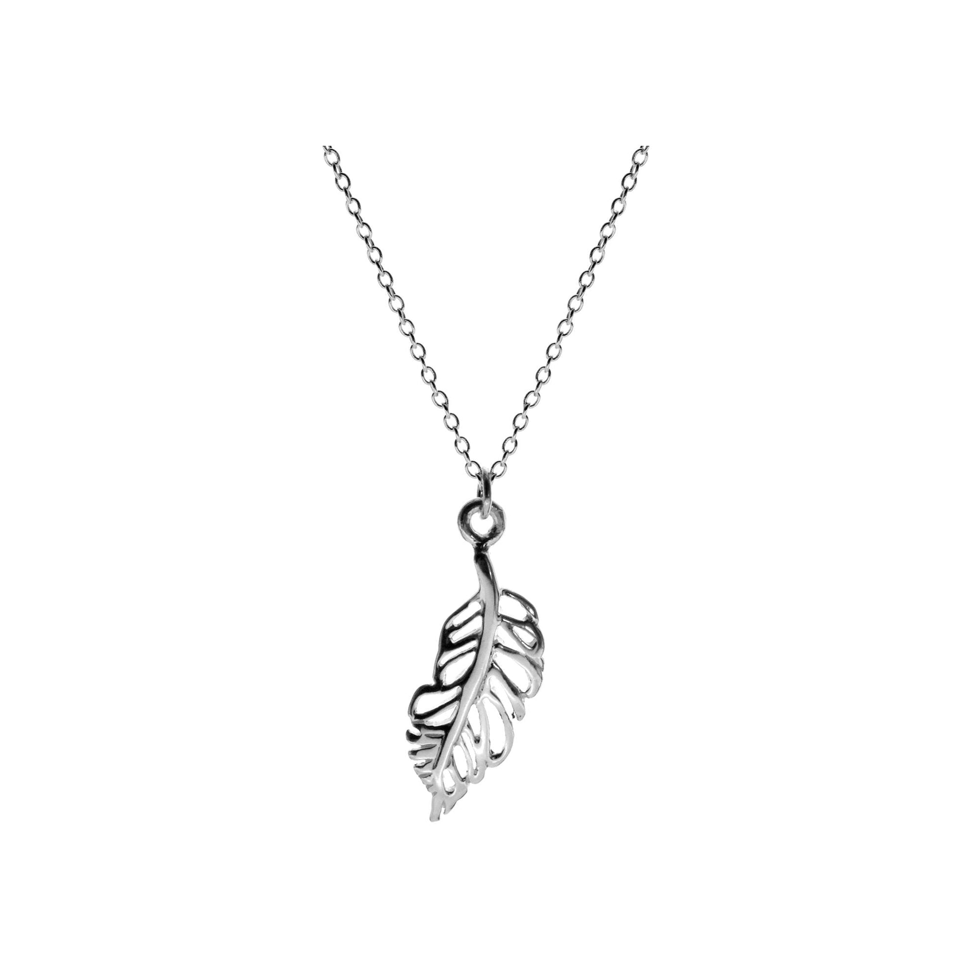 Chloe feather necklace