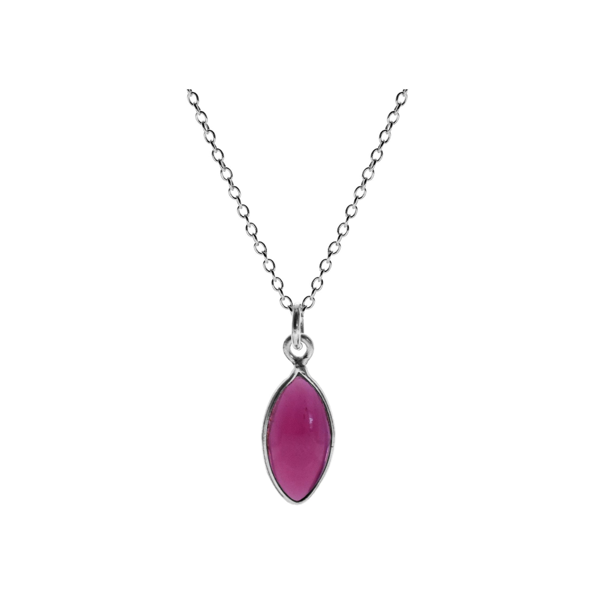 Chloe marquis garnet necklace