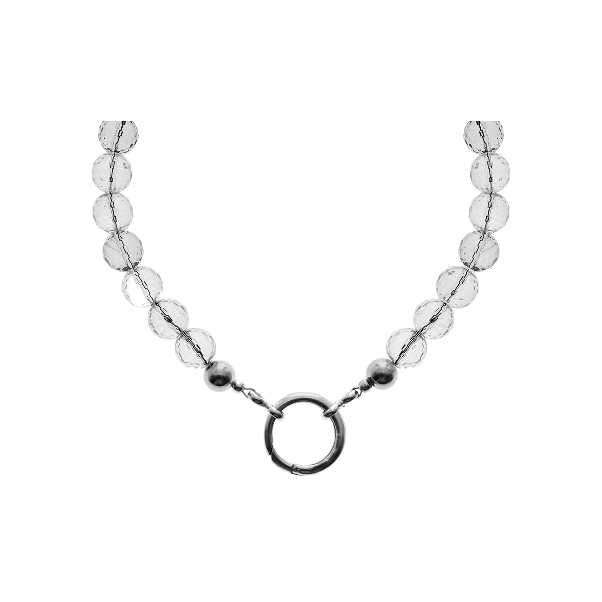 Chloe heavy quartz beaded necklace