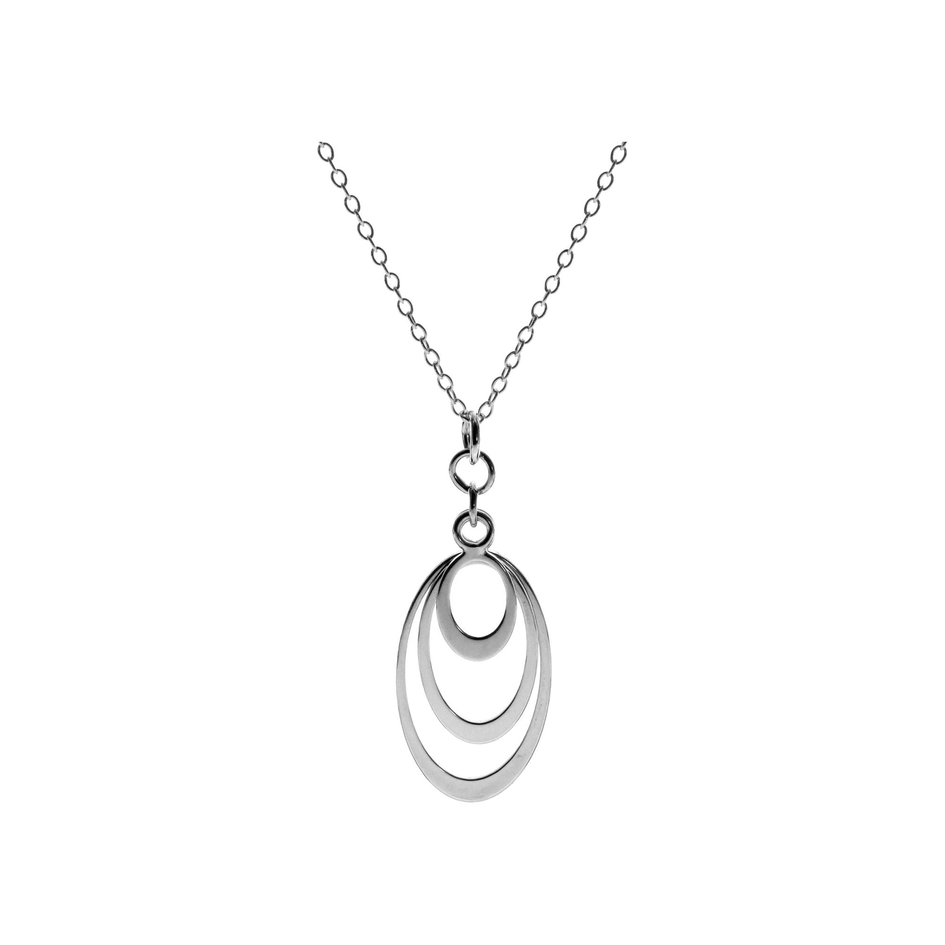 Chloe cascading ovals necklace
