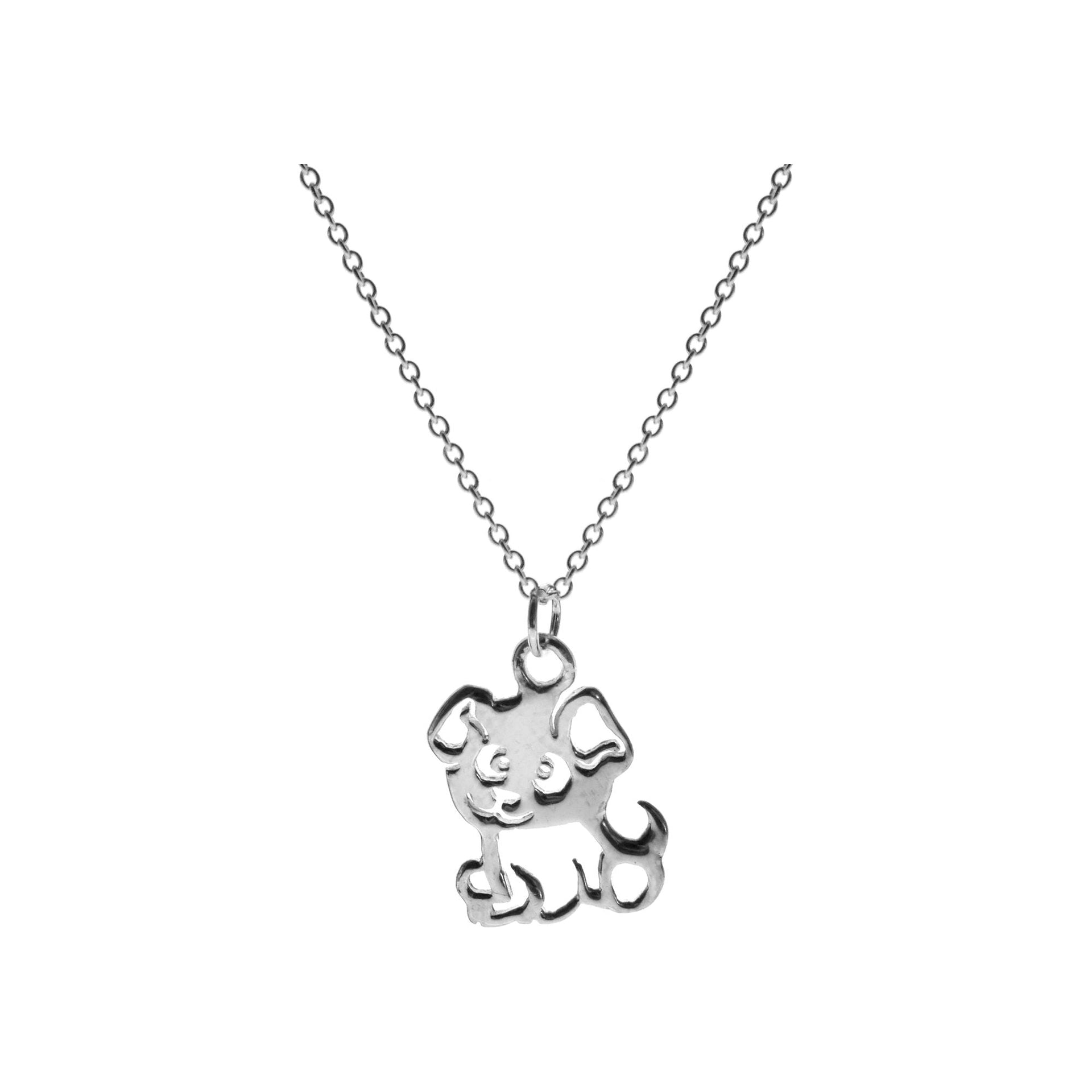 Poppy puppy necklace