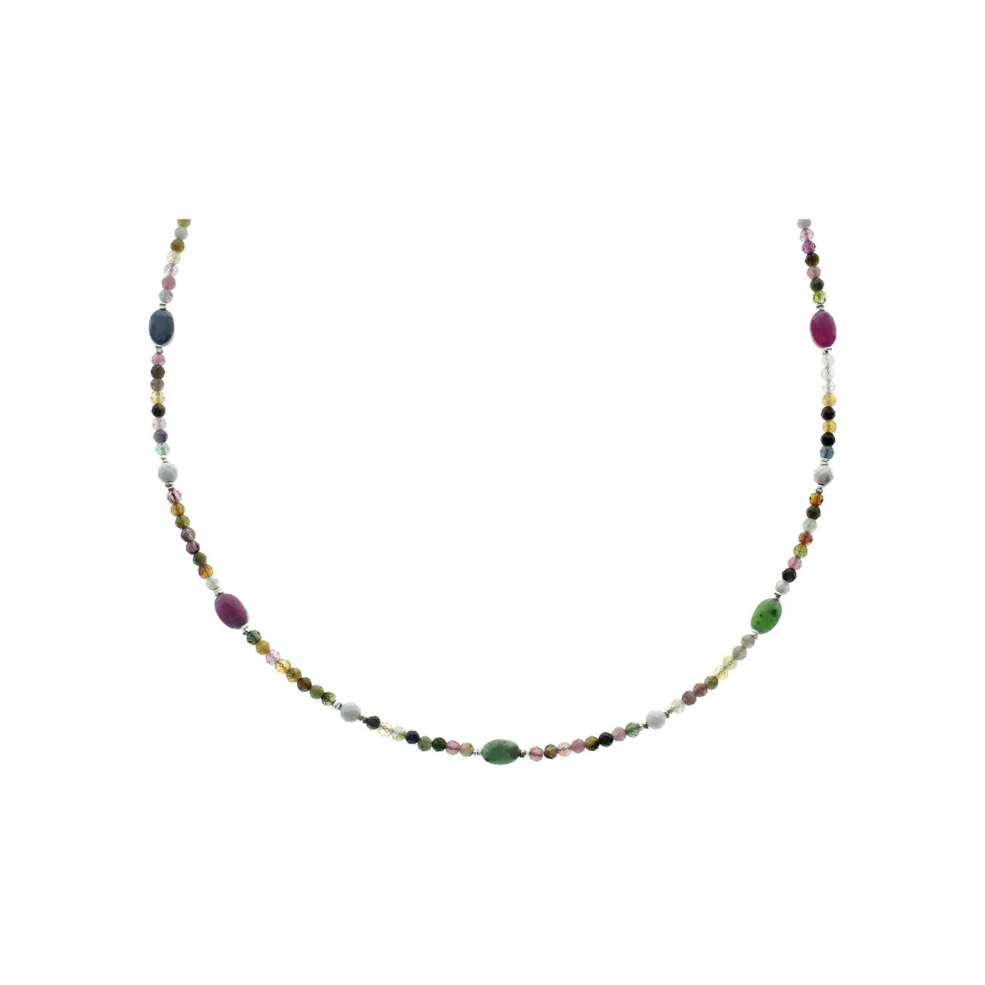 Chloe tourmaline & howlite necklace