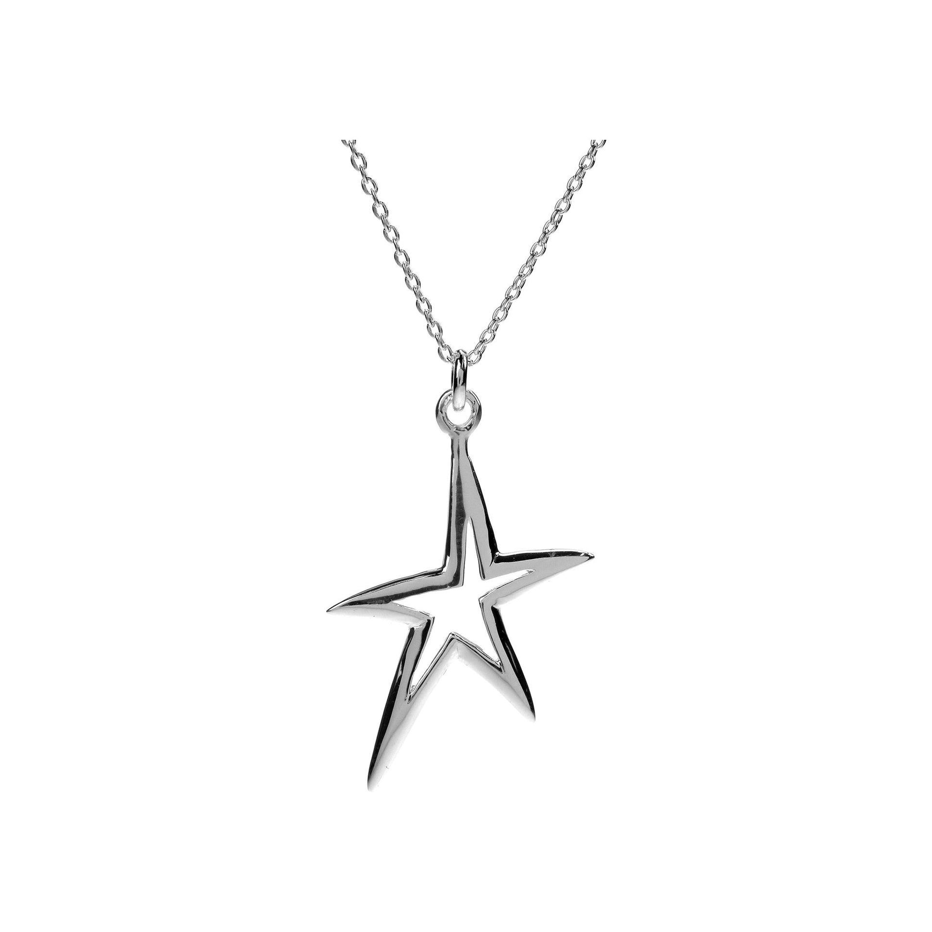 Asymmetric star necklace