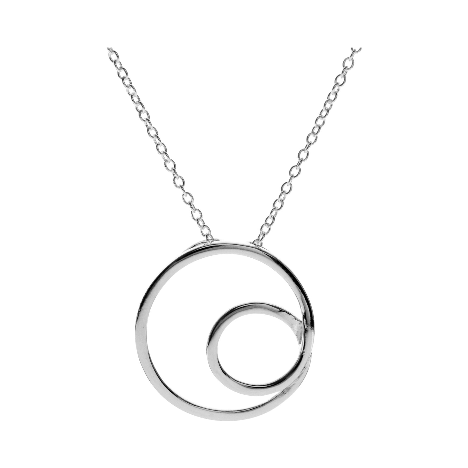 Joanna looped circle necklace