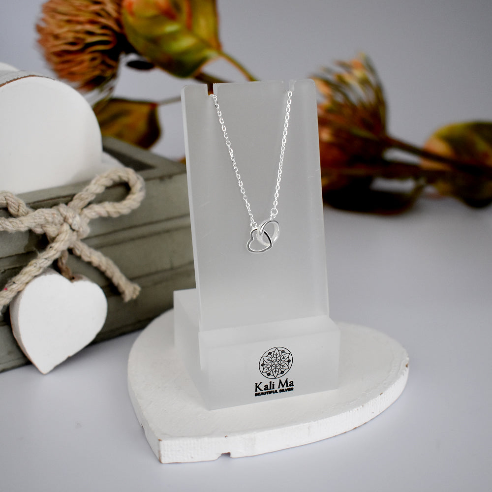 Lily eternal love loop & heart necklace