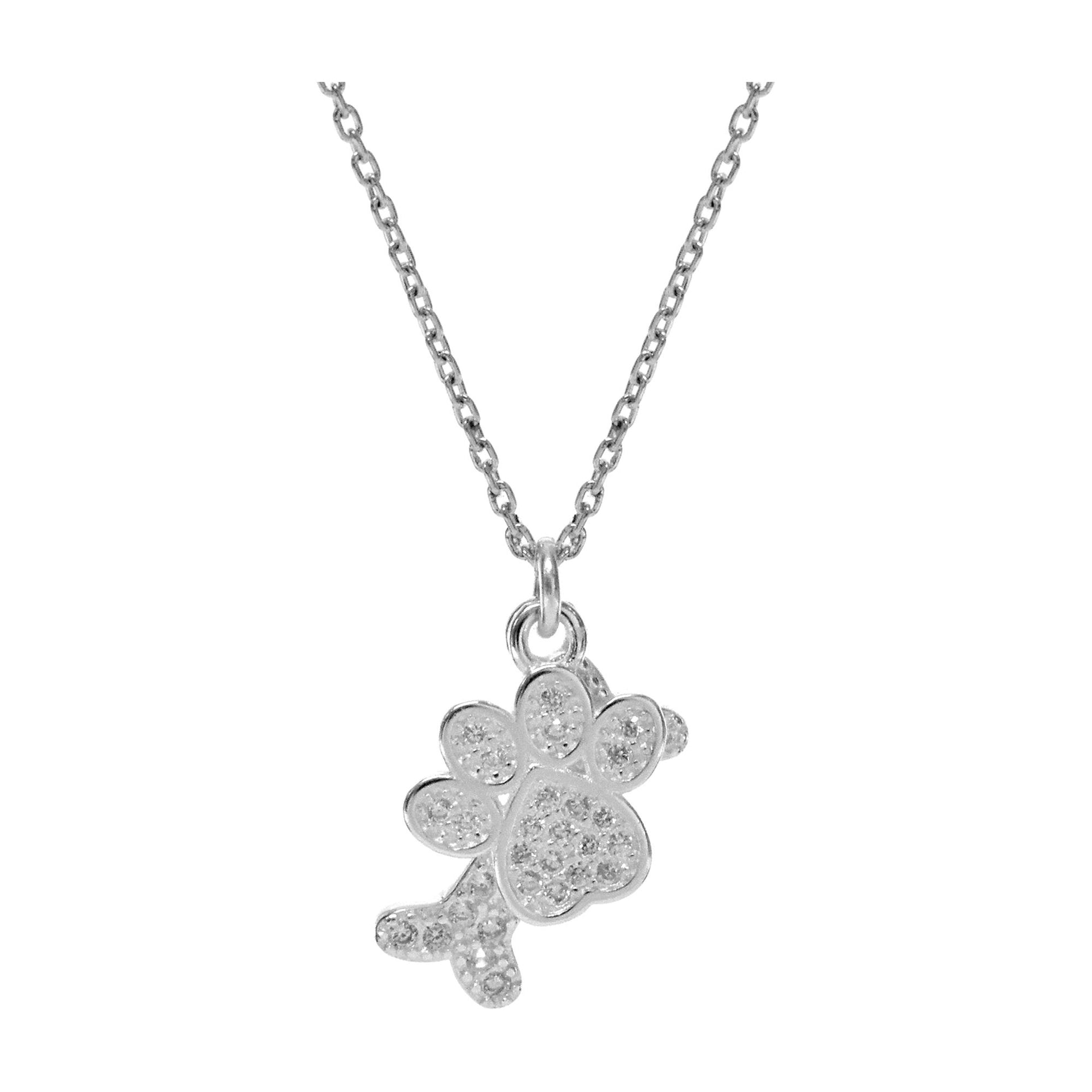 Alianna bone and pawprint necklace