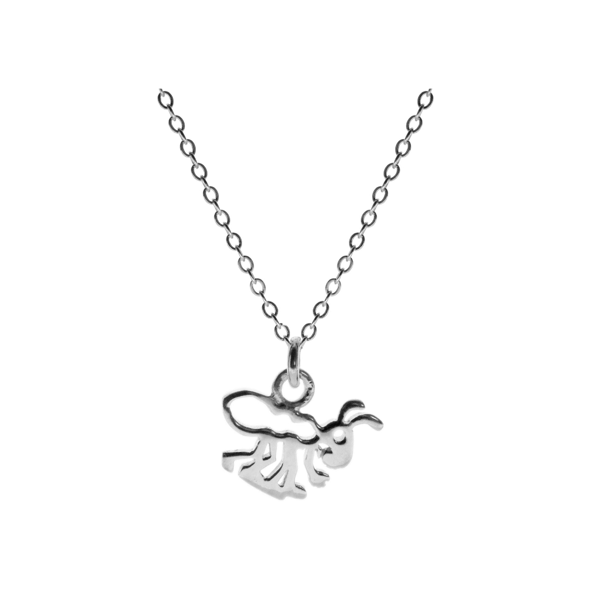 Poppy ant necklace