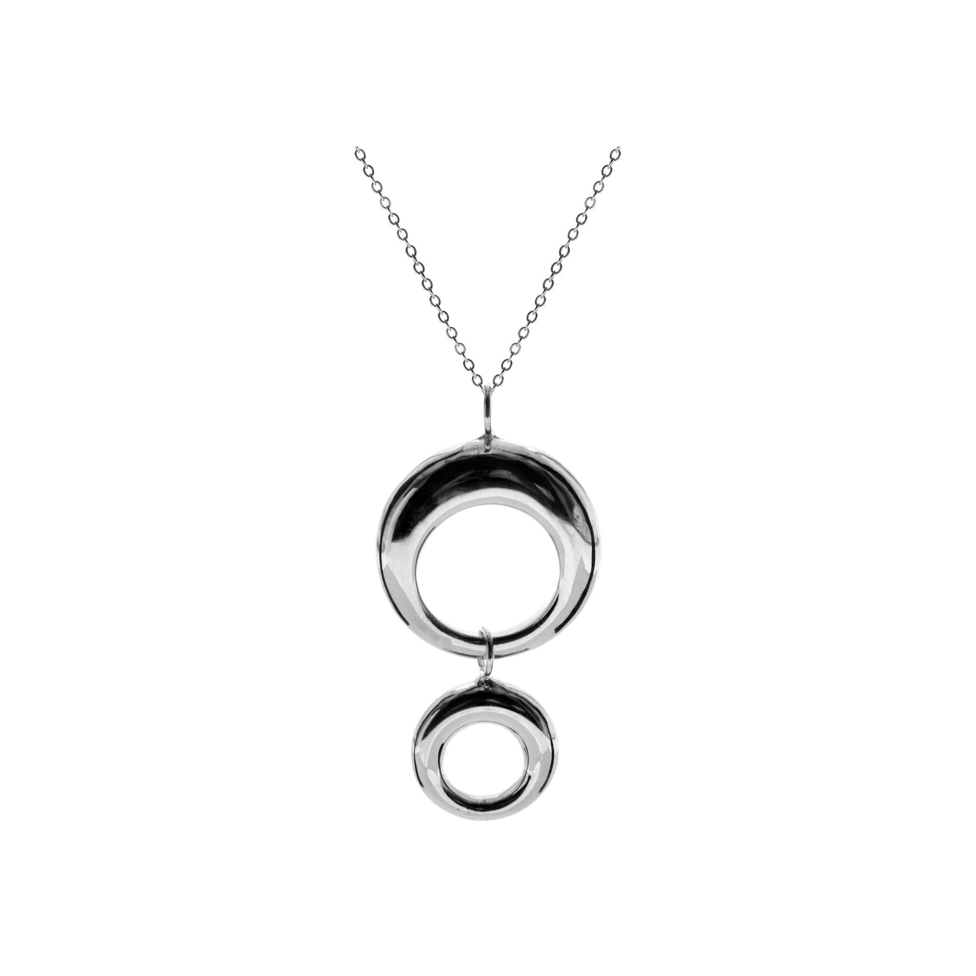 Chloe double loop necklace
