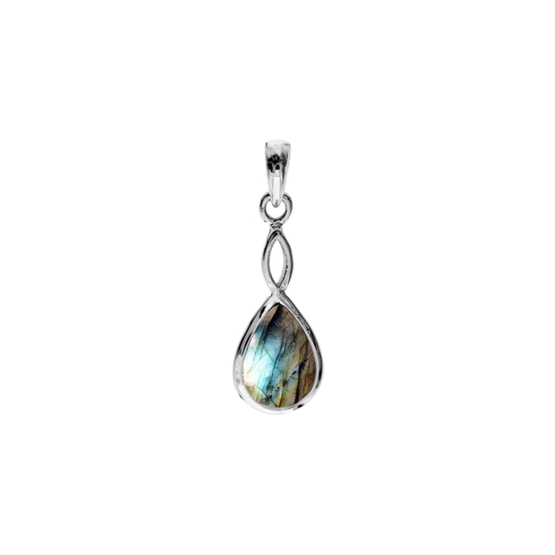 Samira labradorite crossover pendant