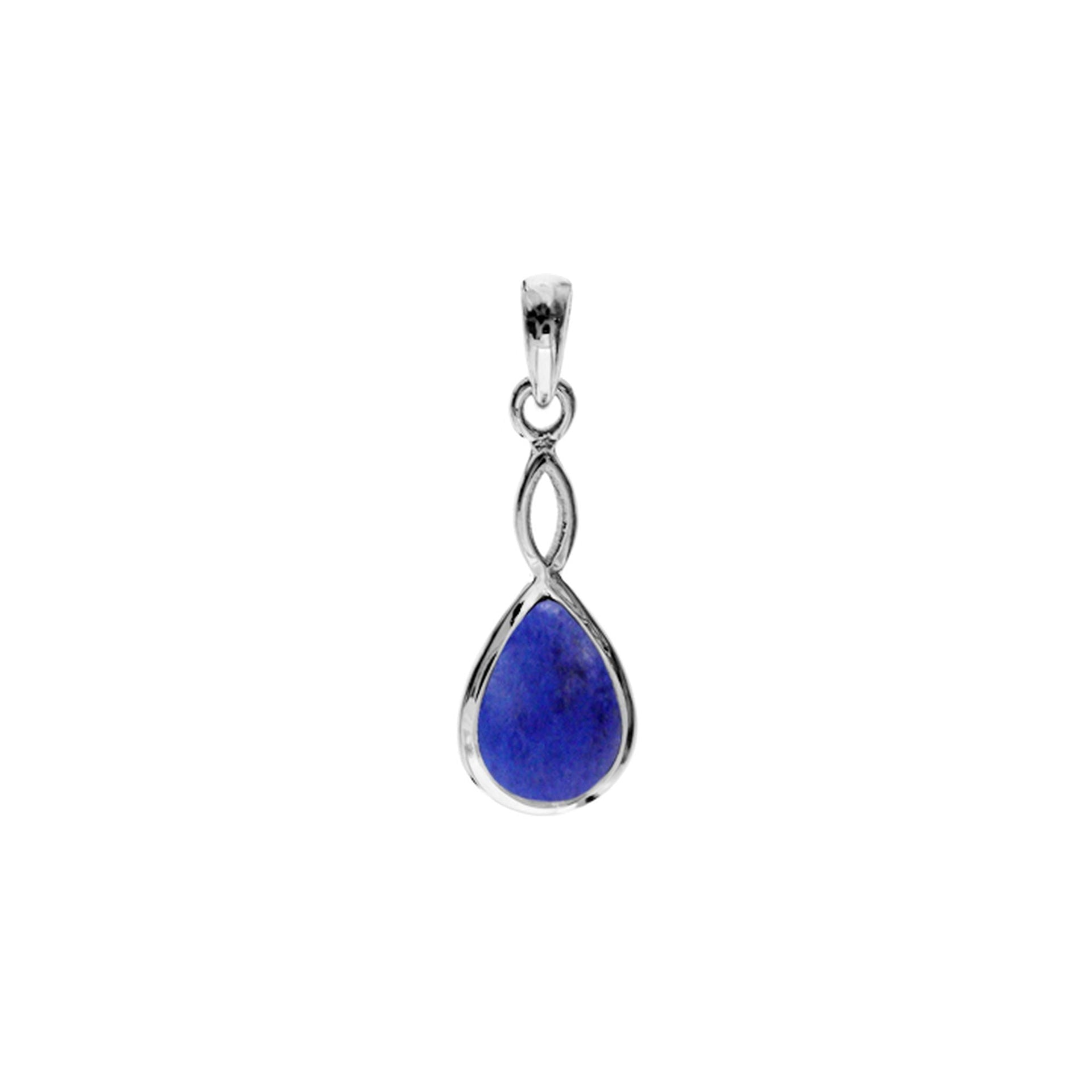 Samira lapis lazuli crossover pendant