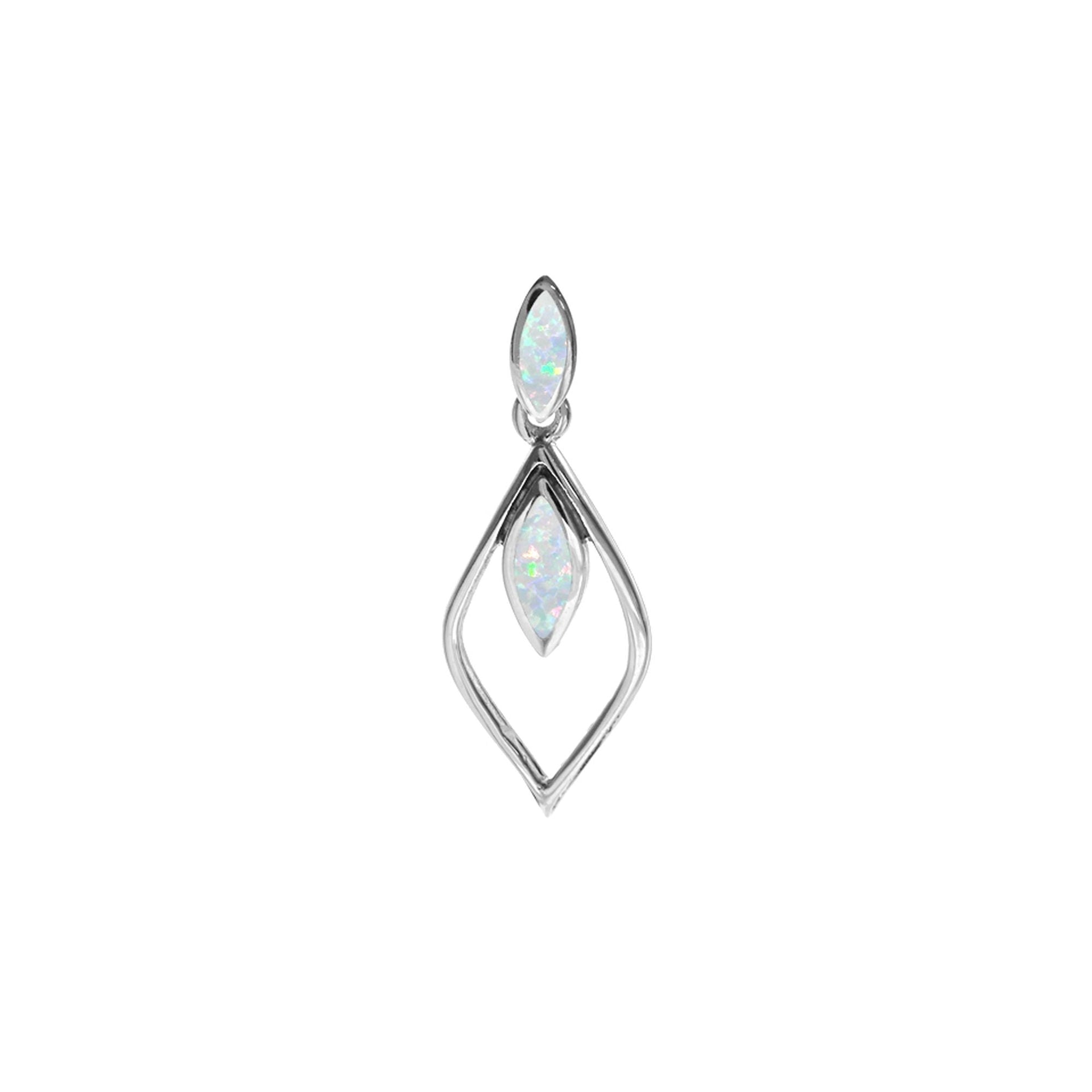 Antoinette marquis white open frame pendant