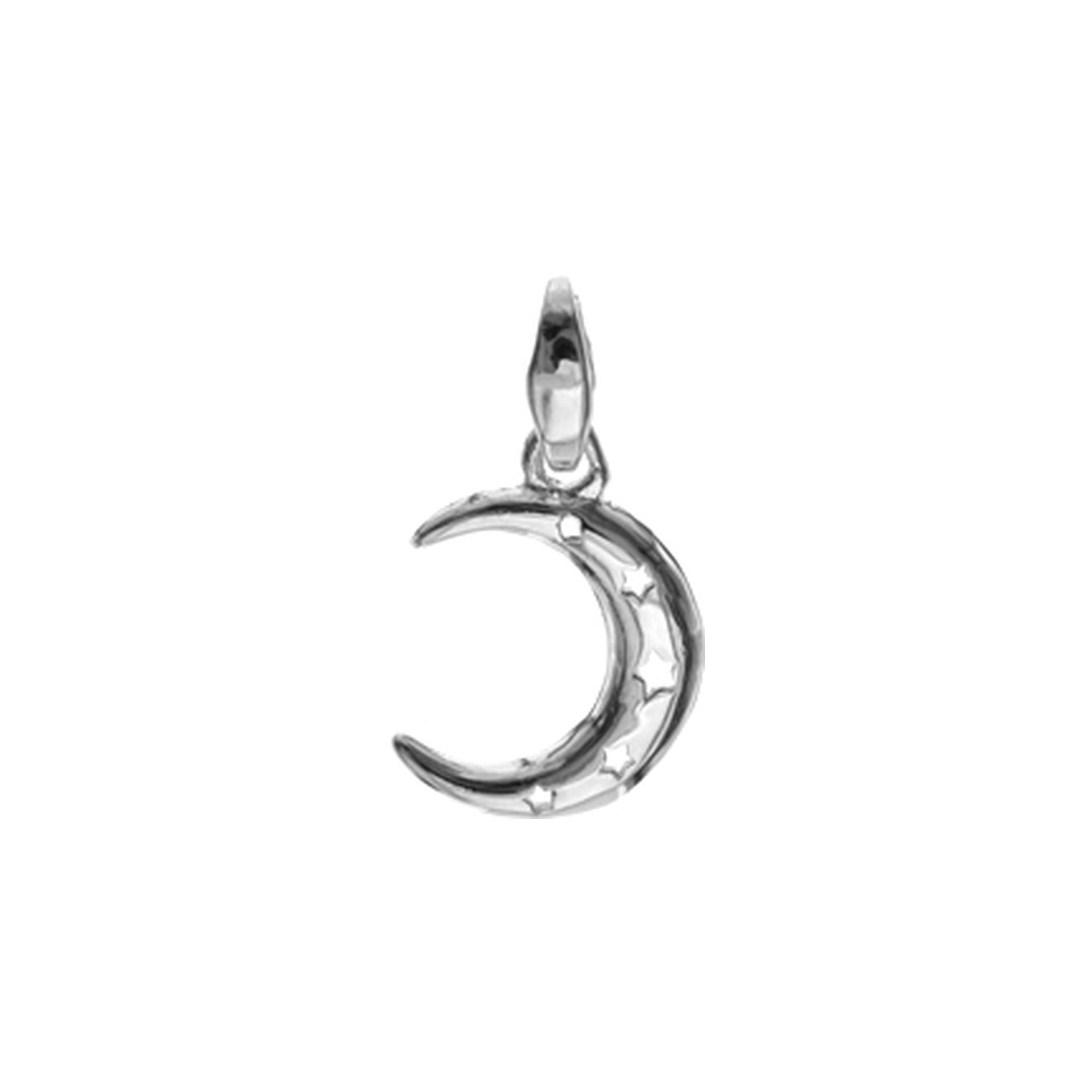 Dahna moon with cut out stars pendant