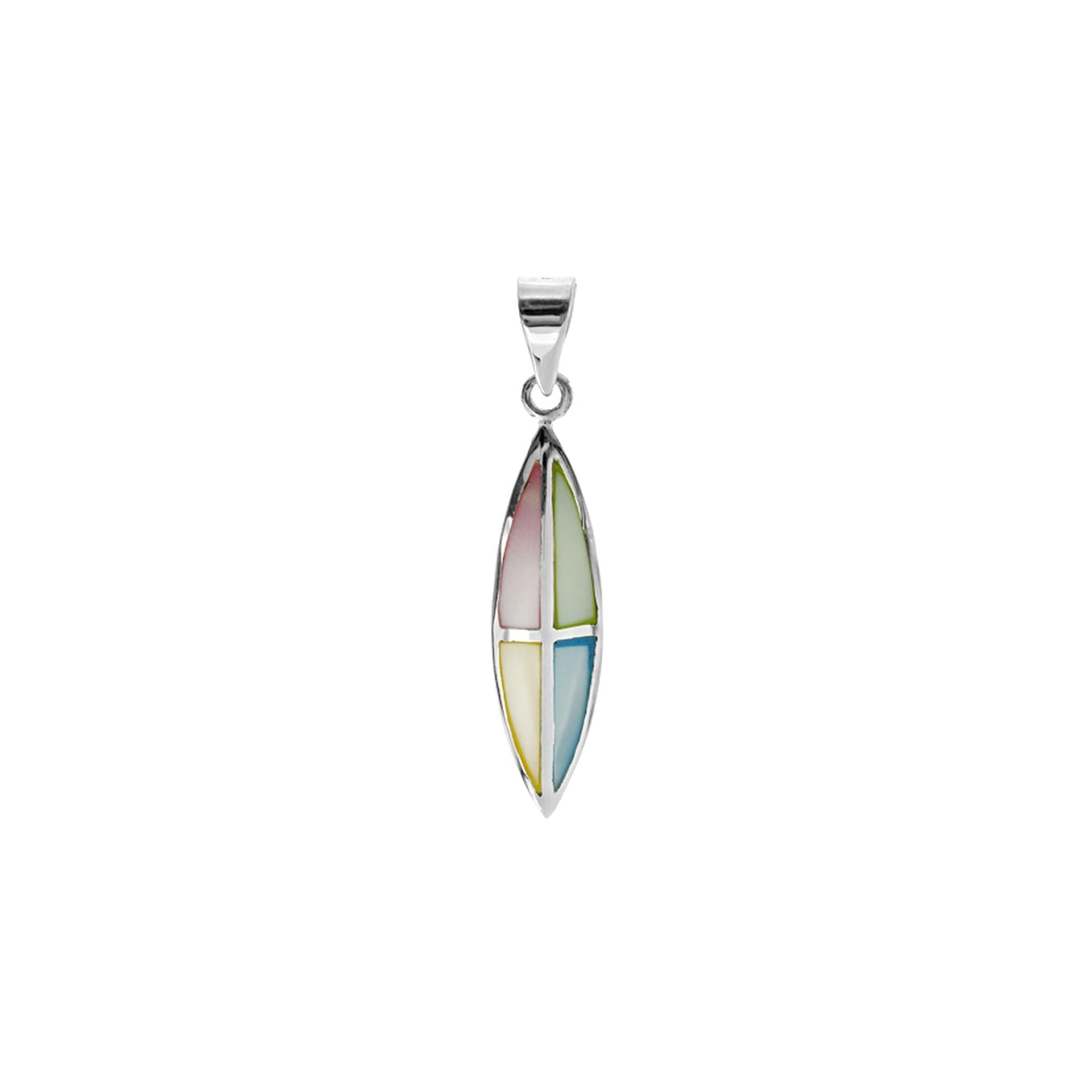 Bronwen quartered marquis pendant
