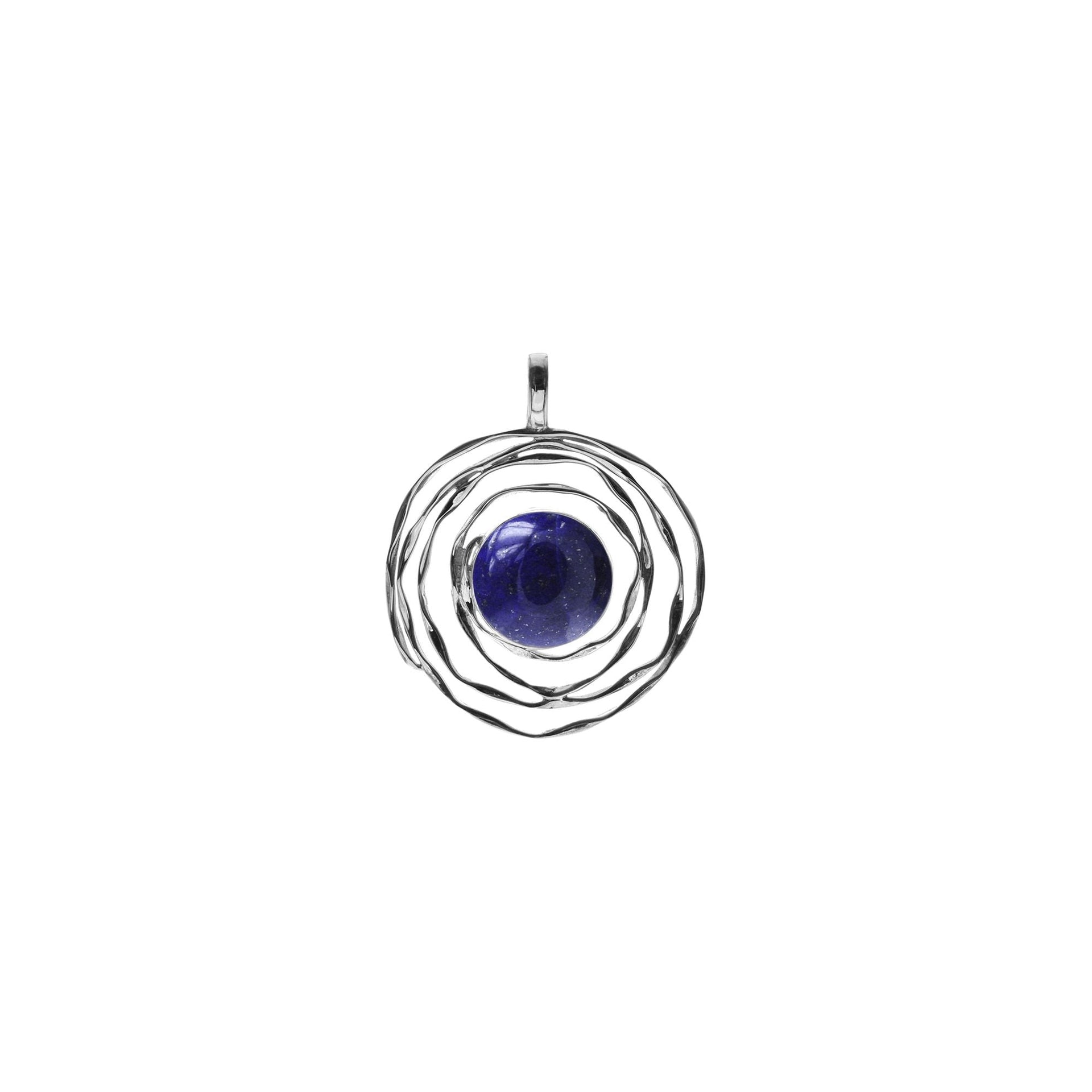 Lexi spider web with lapis lazuli pendant