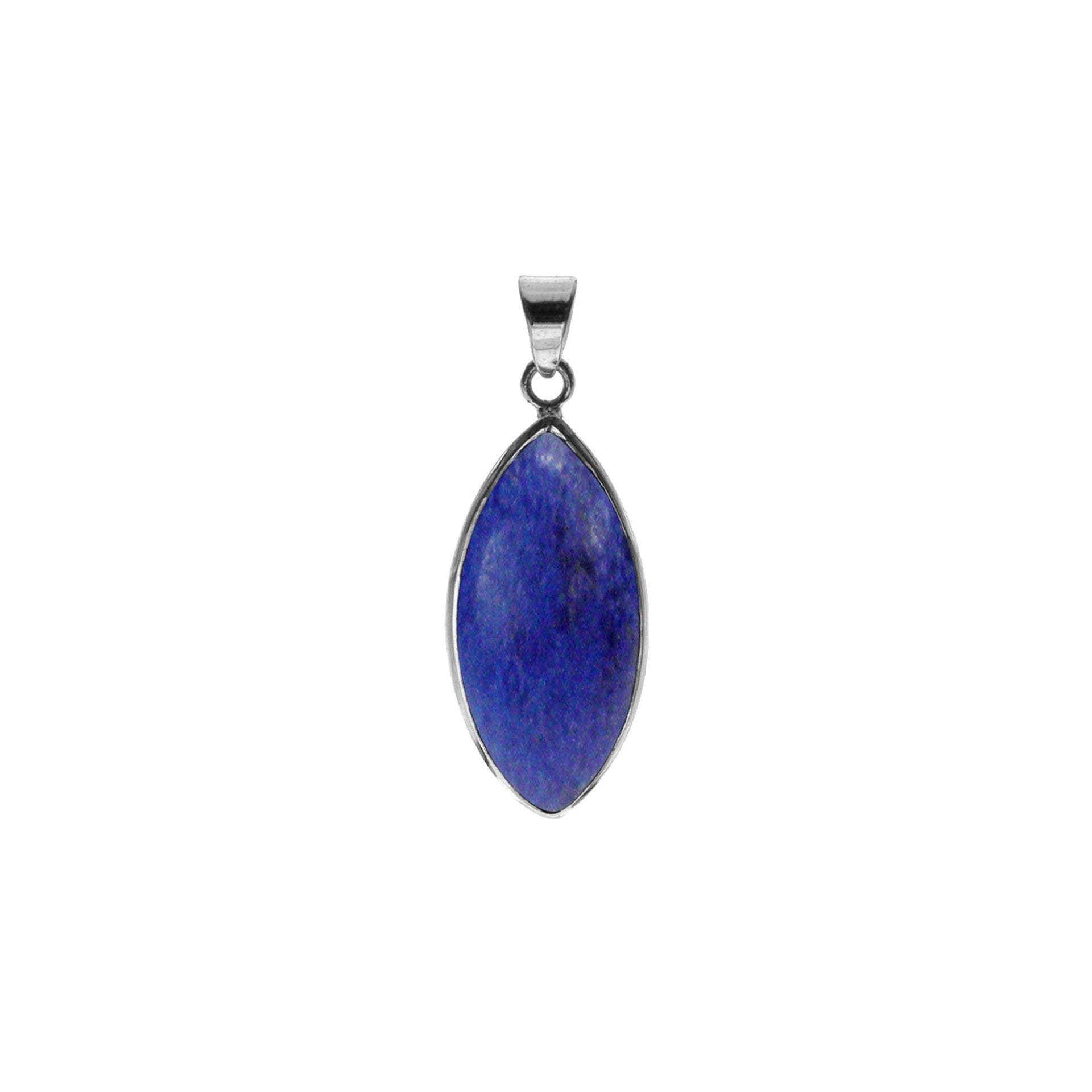 Bridget large lapis lazuli marquis pendant