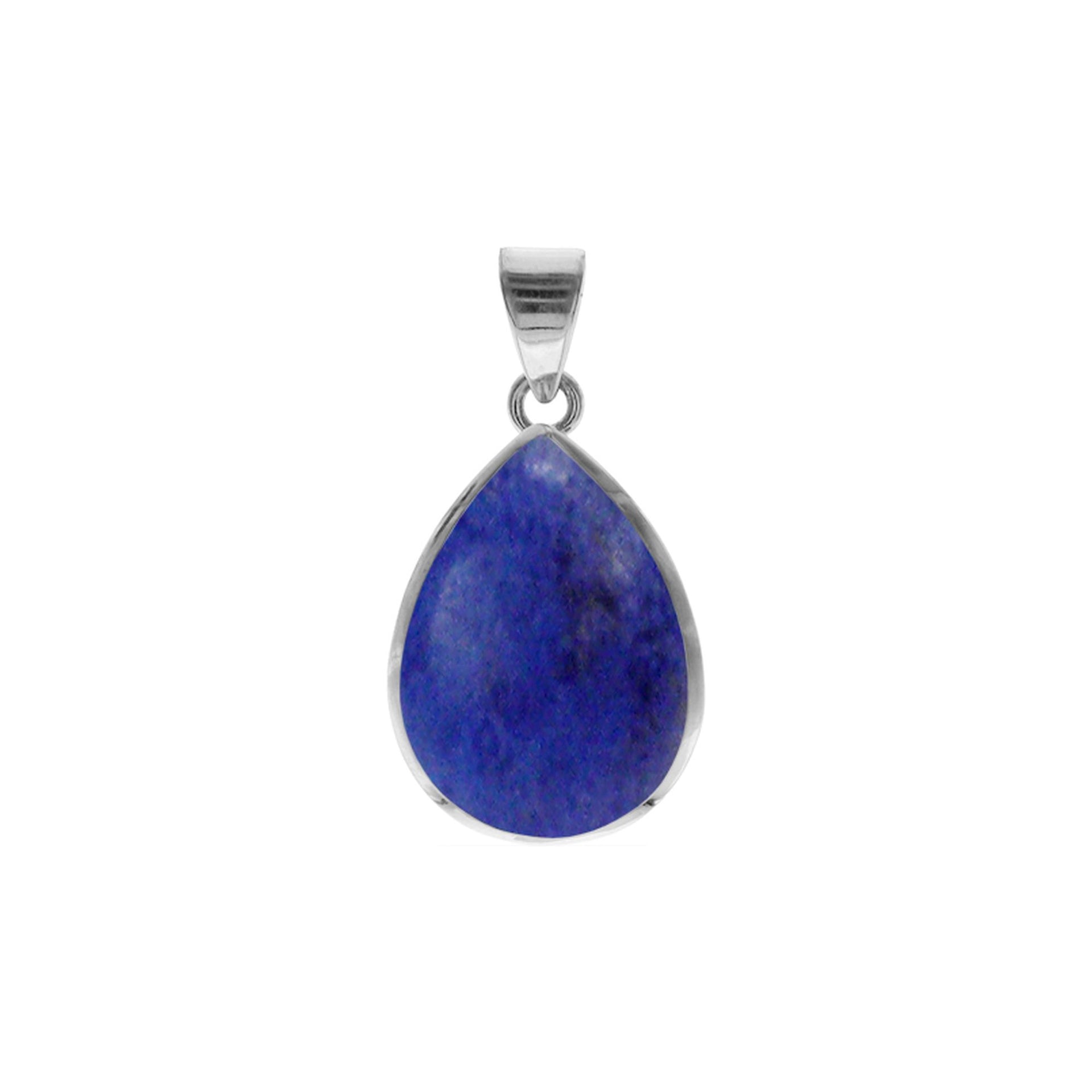 Samira simple lapis lazuli teardrop pendant