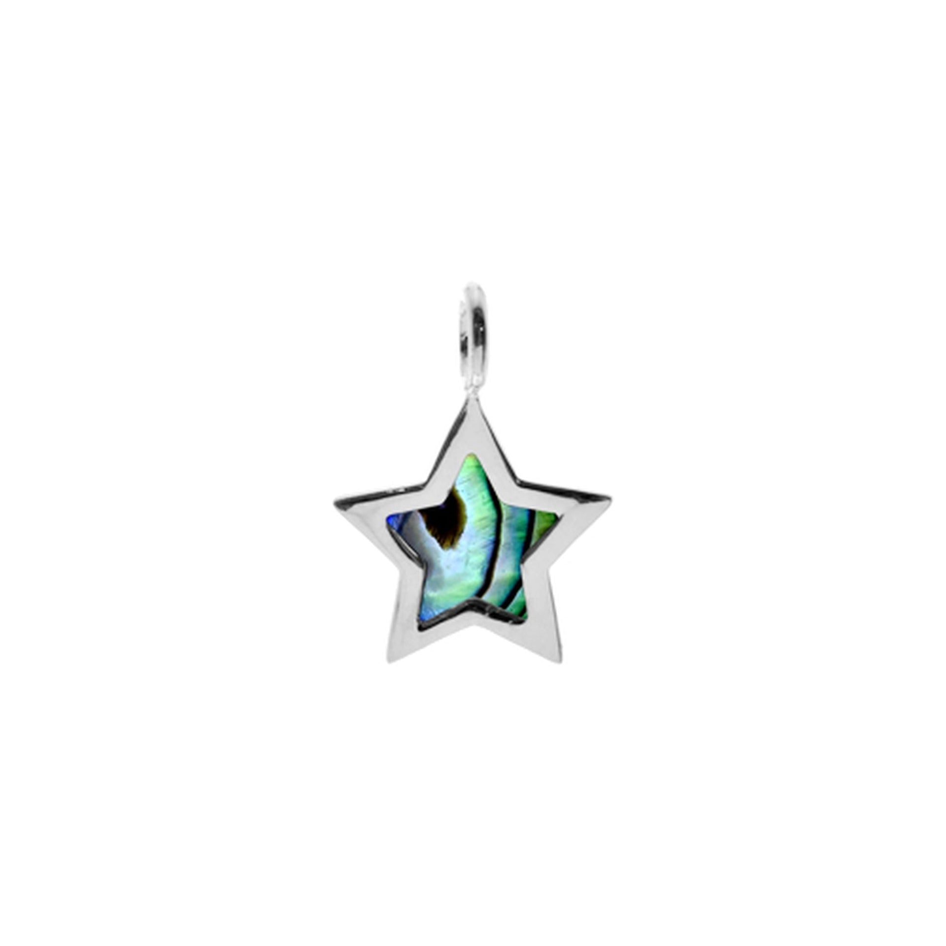 Bronwen paua shell star pendant
