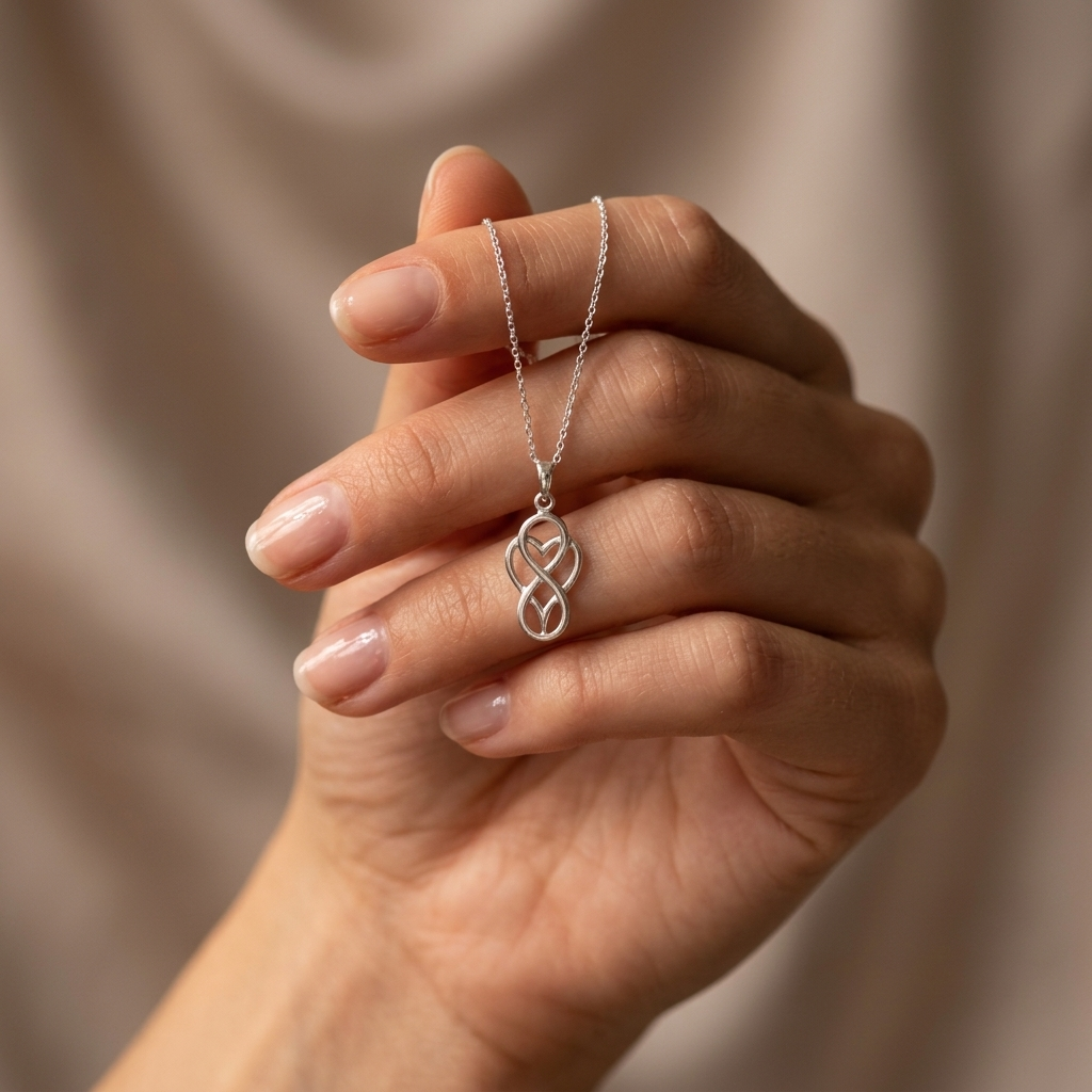 Paige infinity x heart pendant