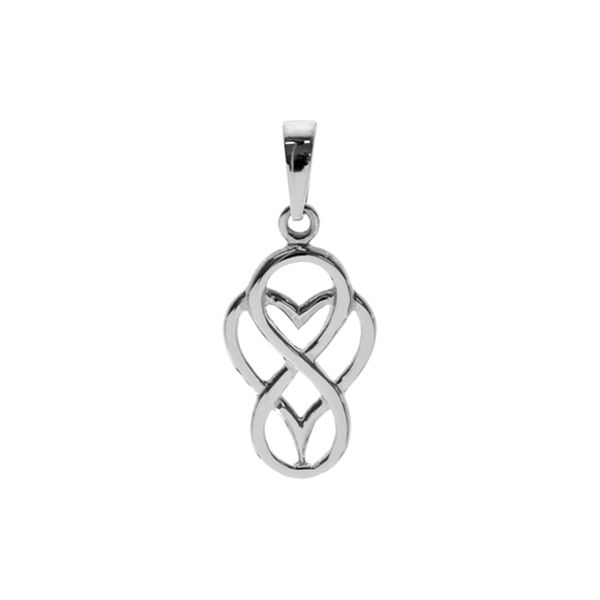 Paige infinity x heart pendant