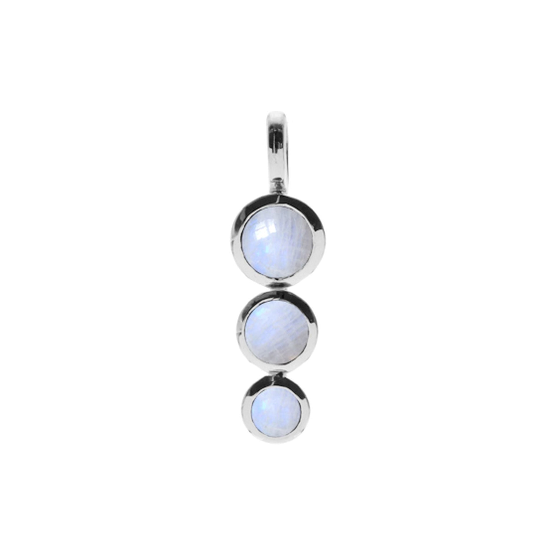 Samira graduated rainbow moonstone pendant