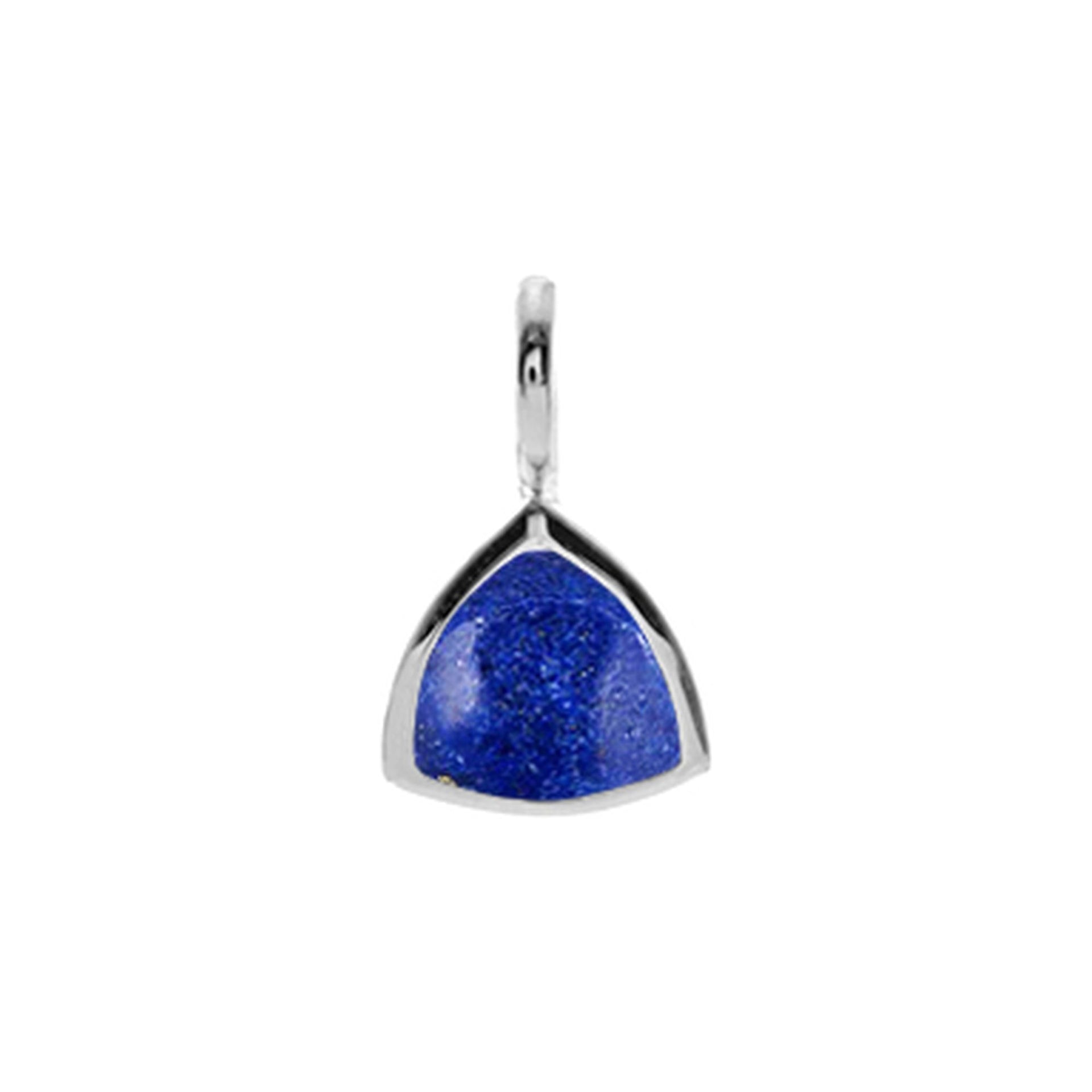 Samira trillion cut lapis pendant