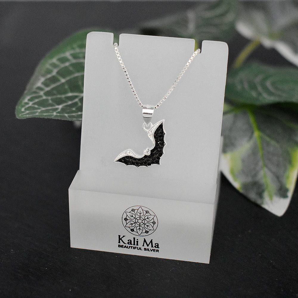 Harley black bat pendant