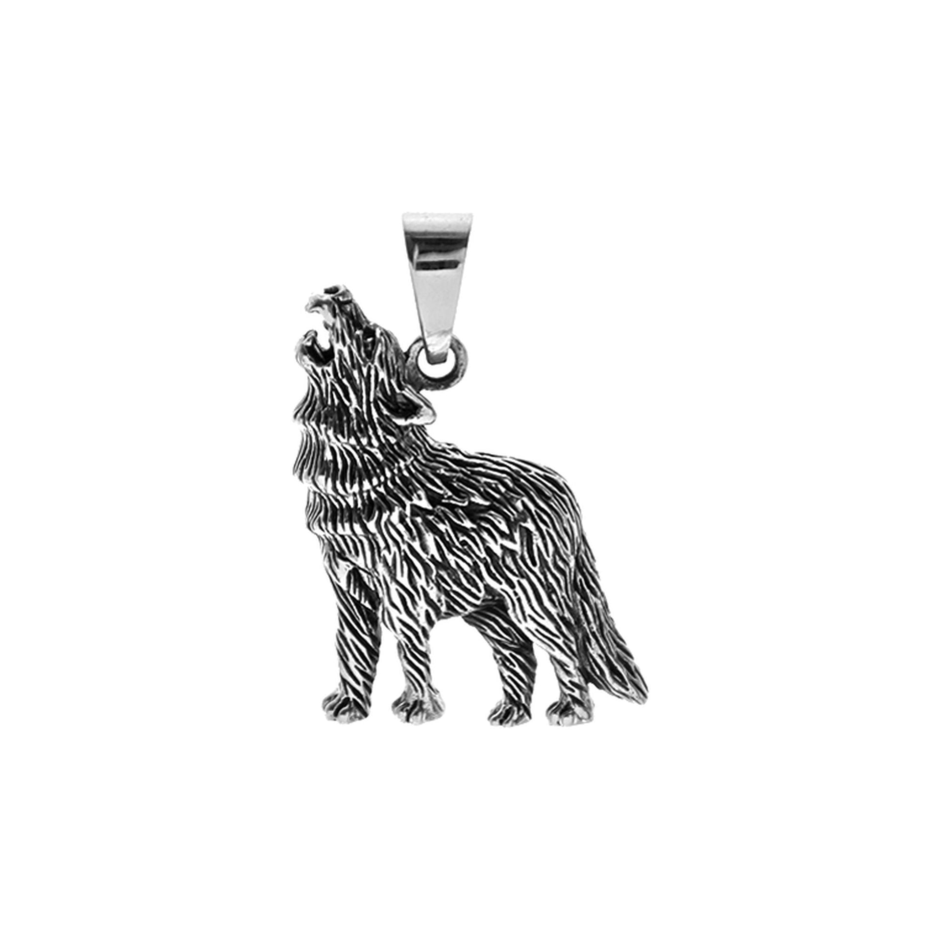 Harley wolf pendant