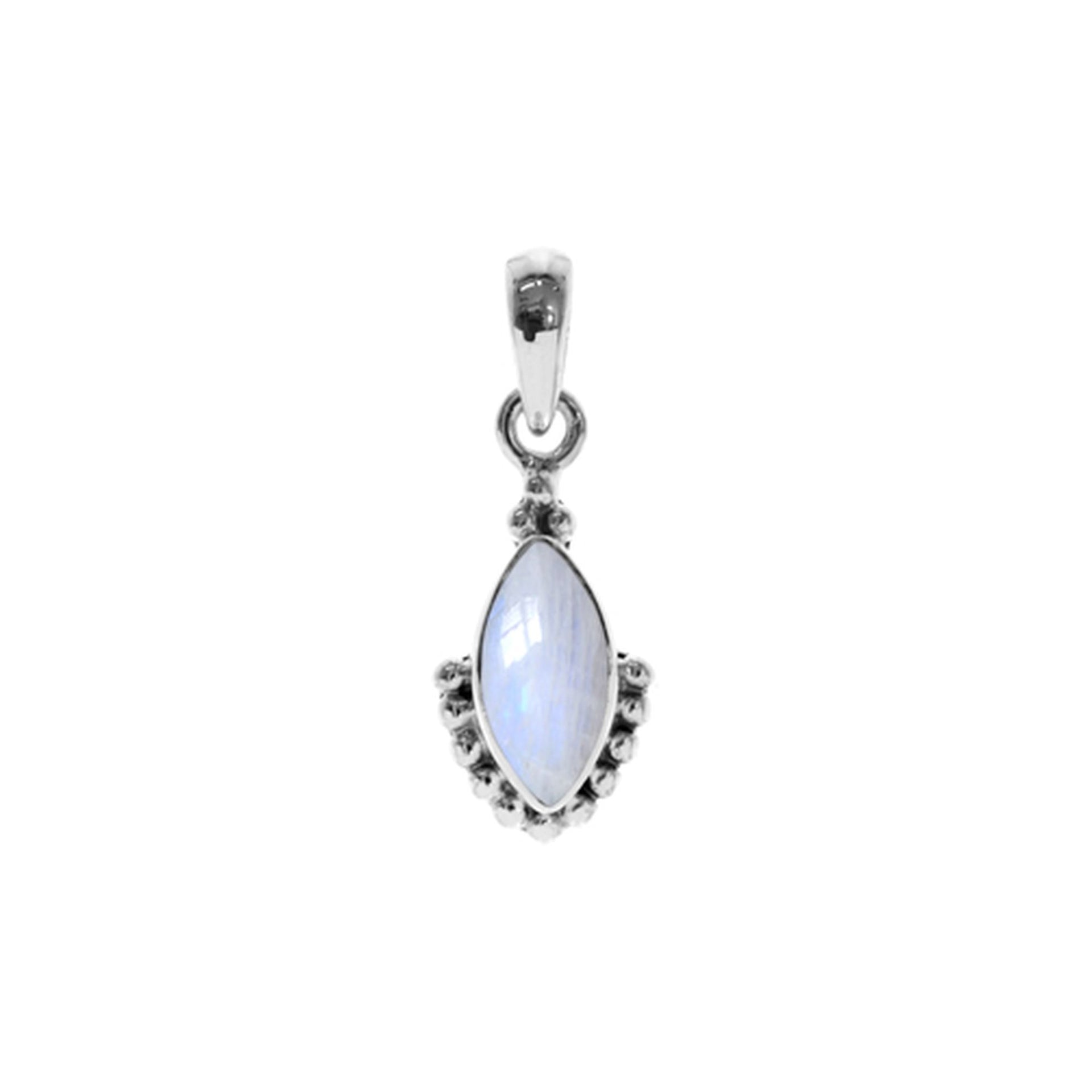 Isla marquis rainbow moonstone pendant