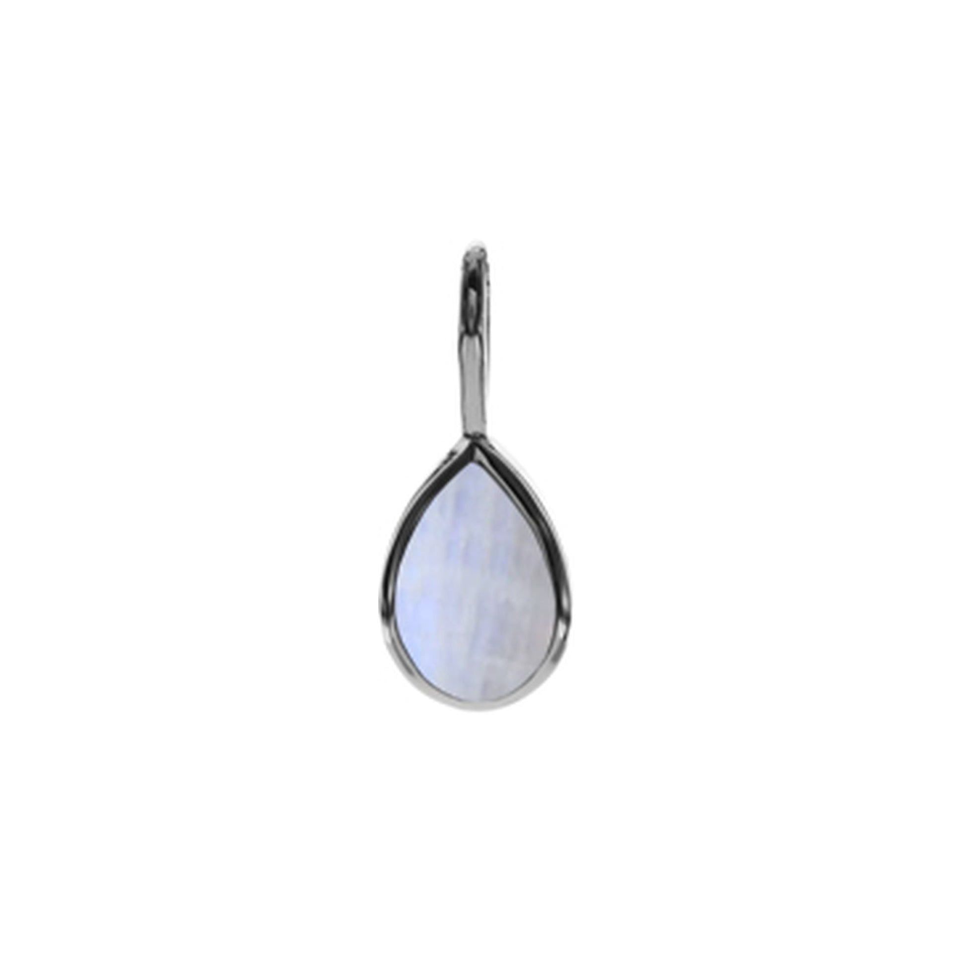Morgan teardrop rainbow moonstone pendant