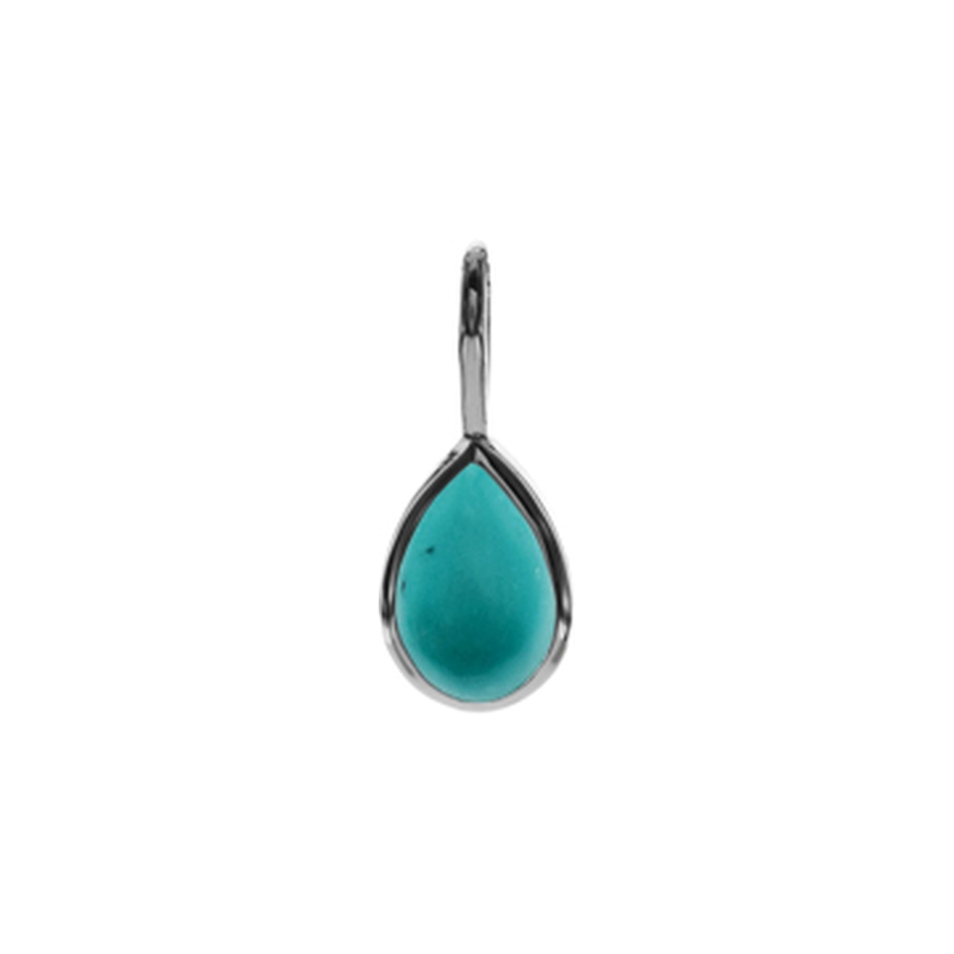 Morgan teardrop turquoise pendant