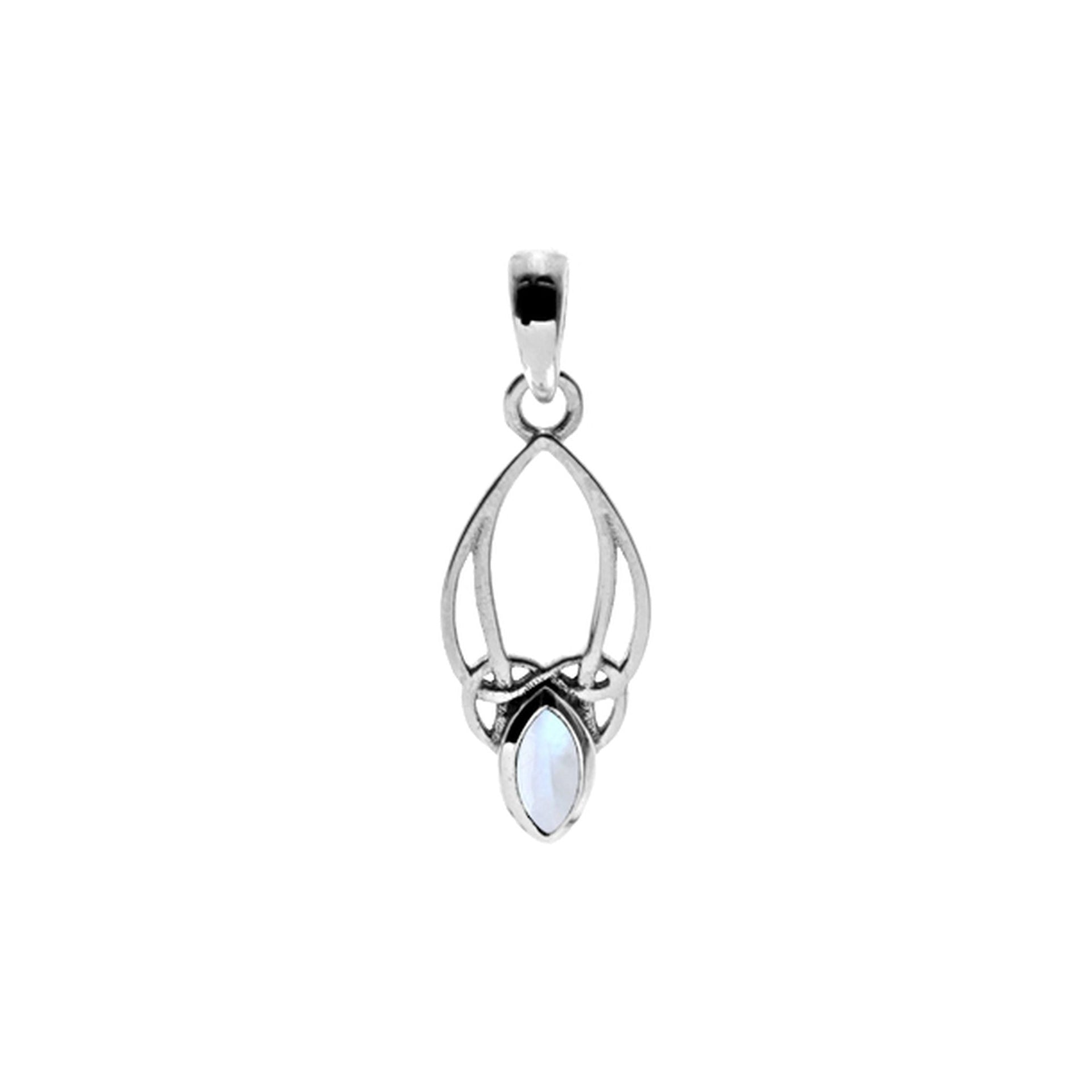Betsy marquis rainbow moonstone pendant