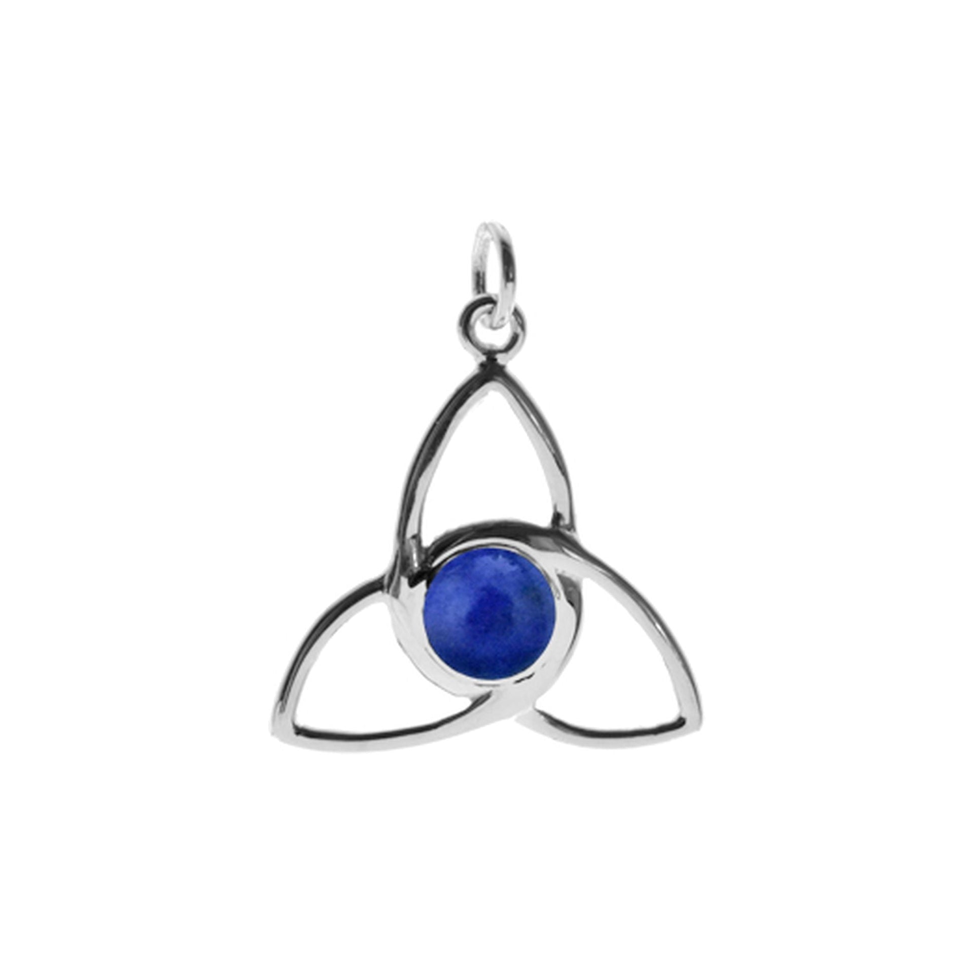 Betsy trinity knot pendant with lapis