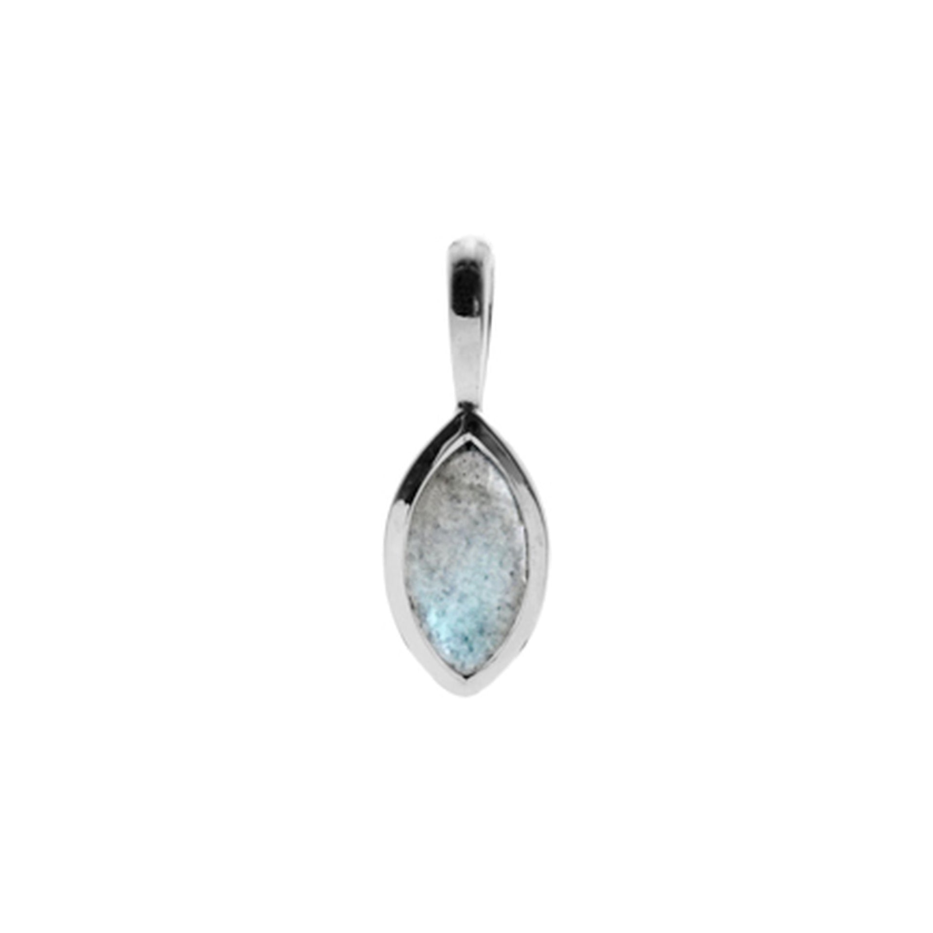 Bridget simple marquis labradorite pendant