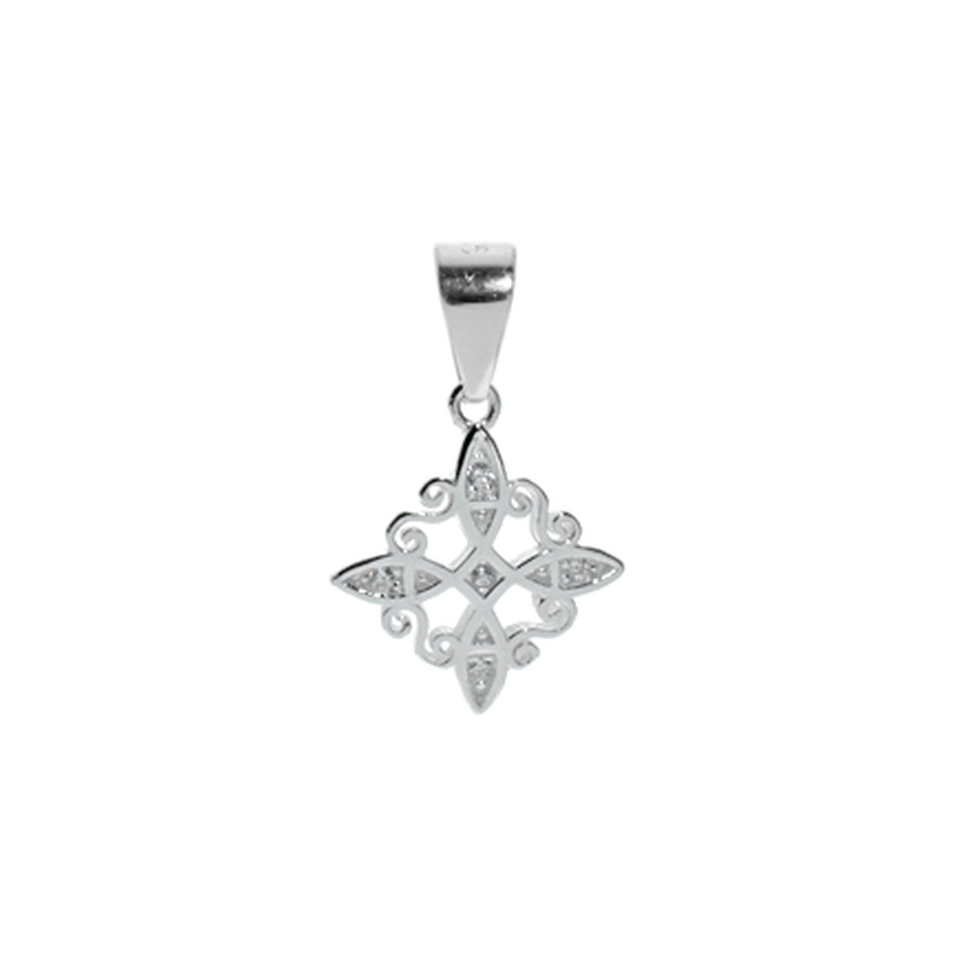 Alianna CZ Celtic-style pendant