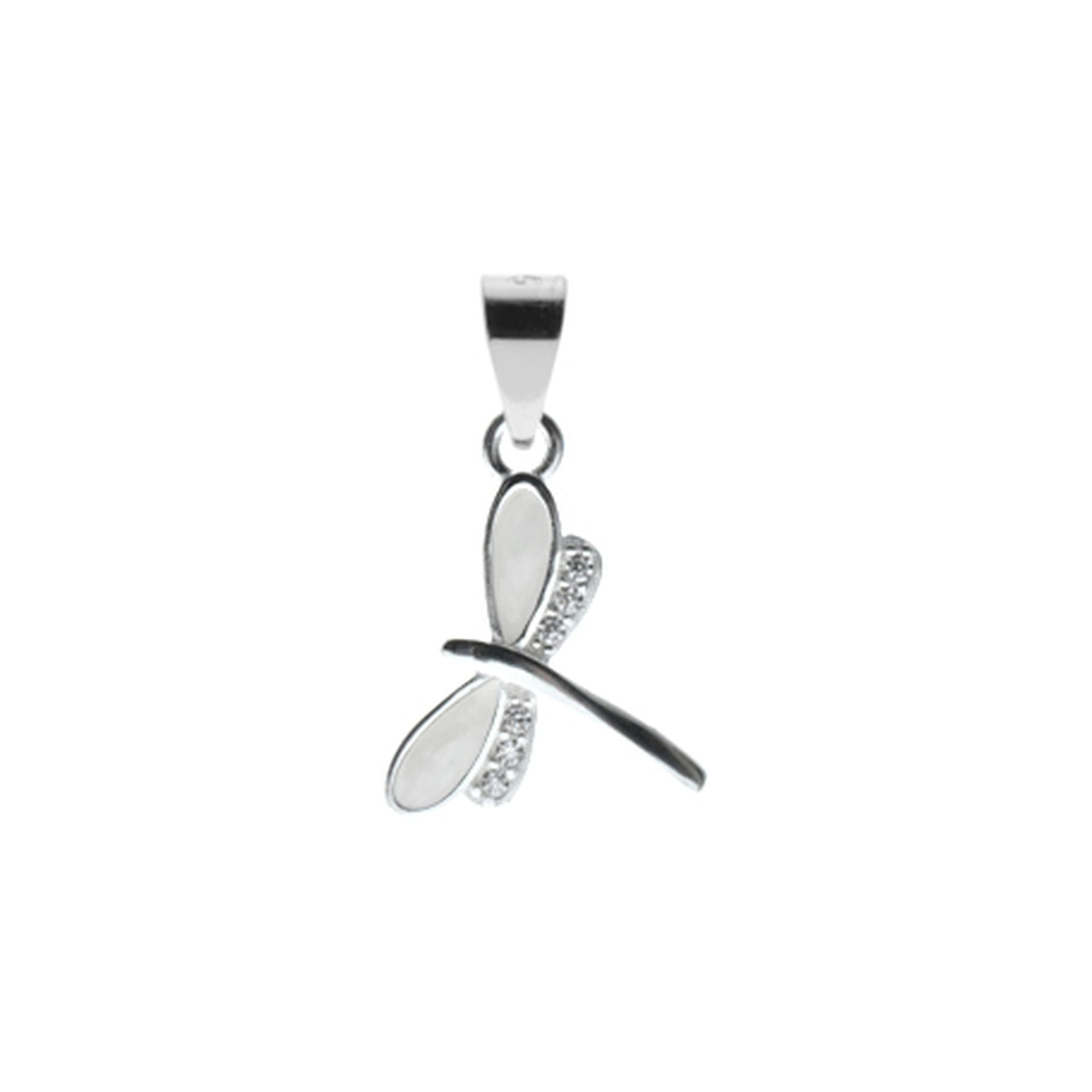 Alianna CZ dragonfly pendant