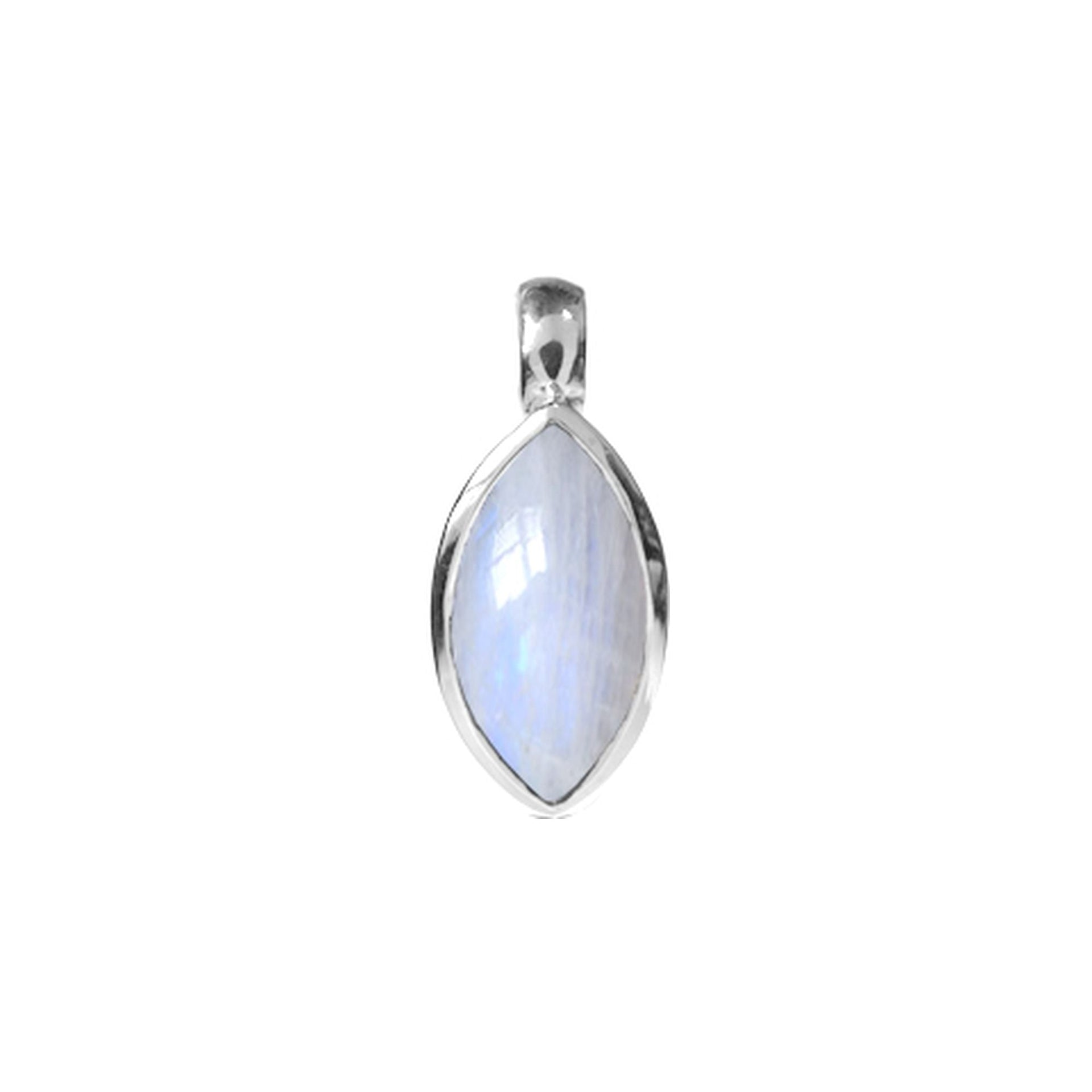 Samira rainbow moonstone marquis pendant