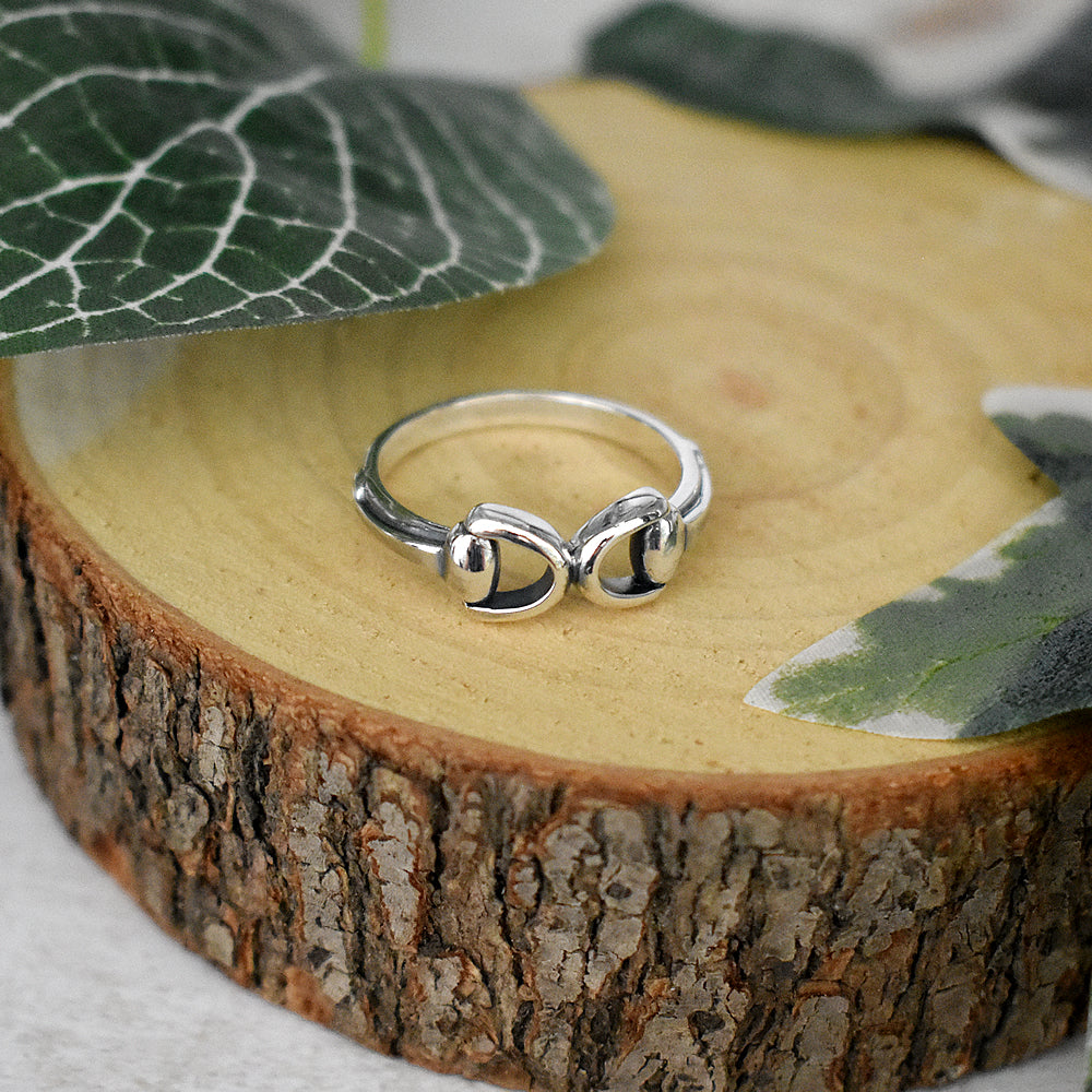 Cavelli snaffle bit ring