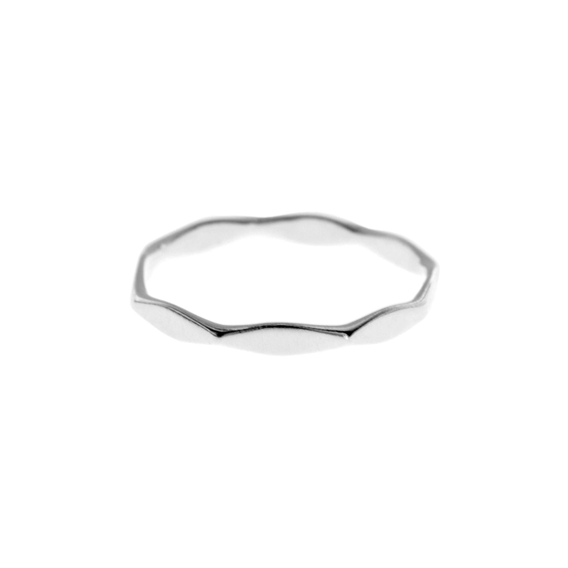 Bria fine octagonal with diamond faces ring
