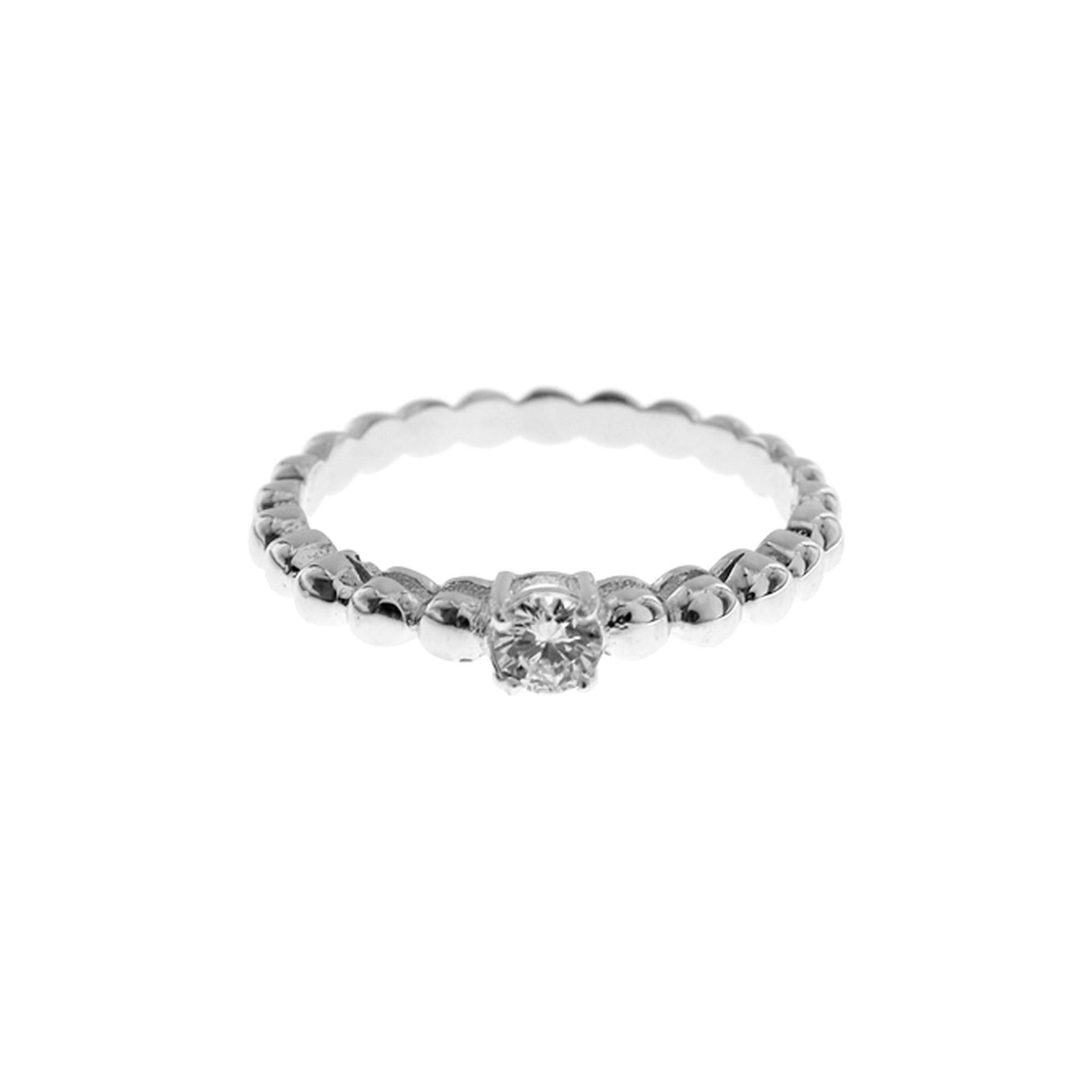 Carrie bobble shank ring
