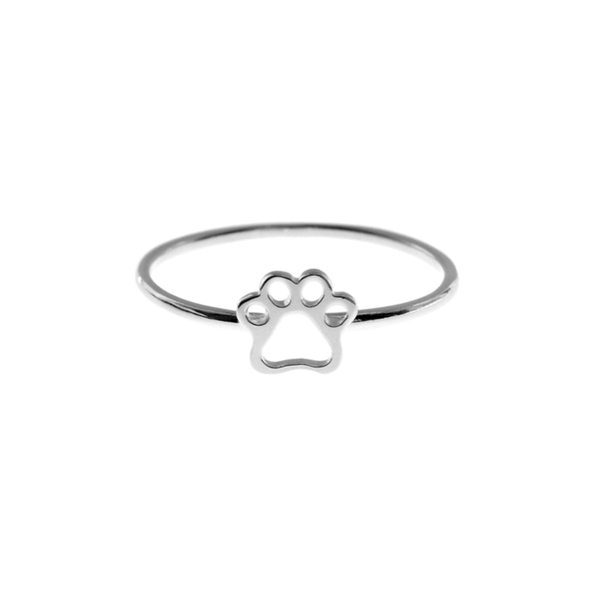 Matilda paw print ring