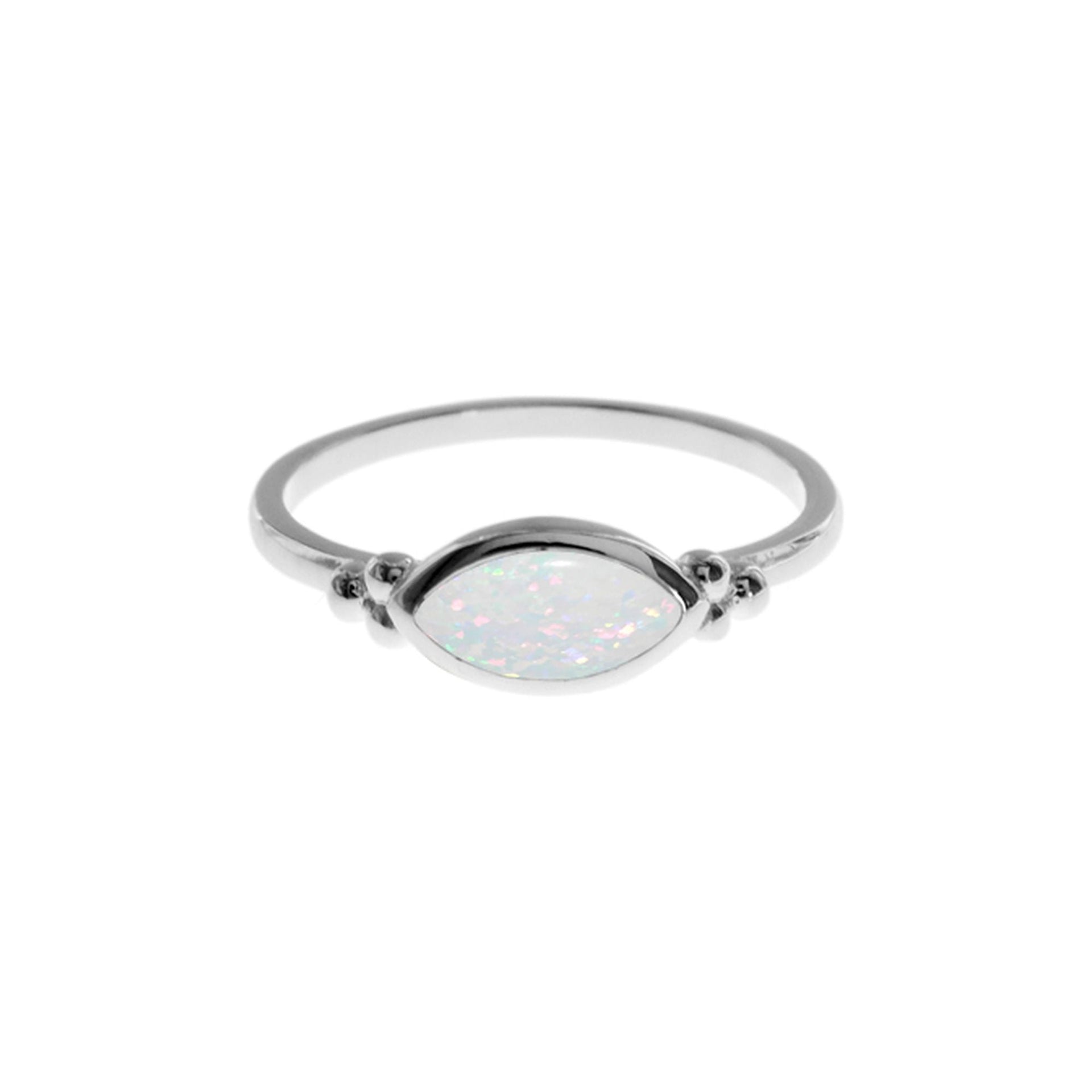 Shannon marquis white opalique ring