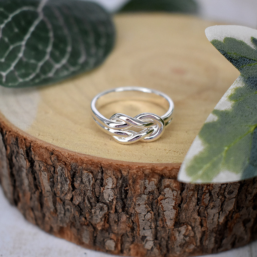 Joanna reef knot ring