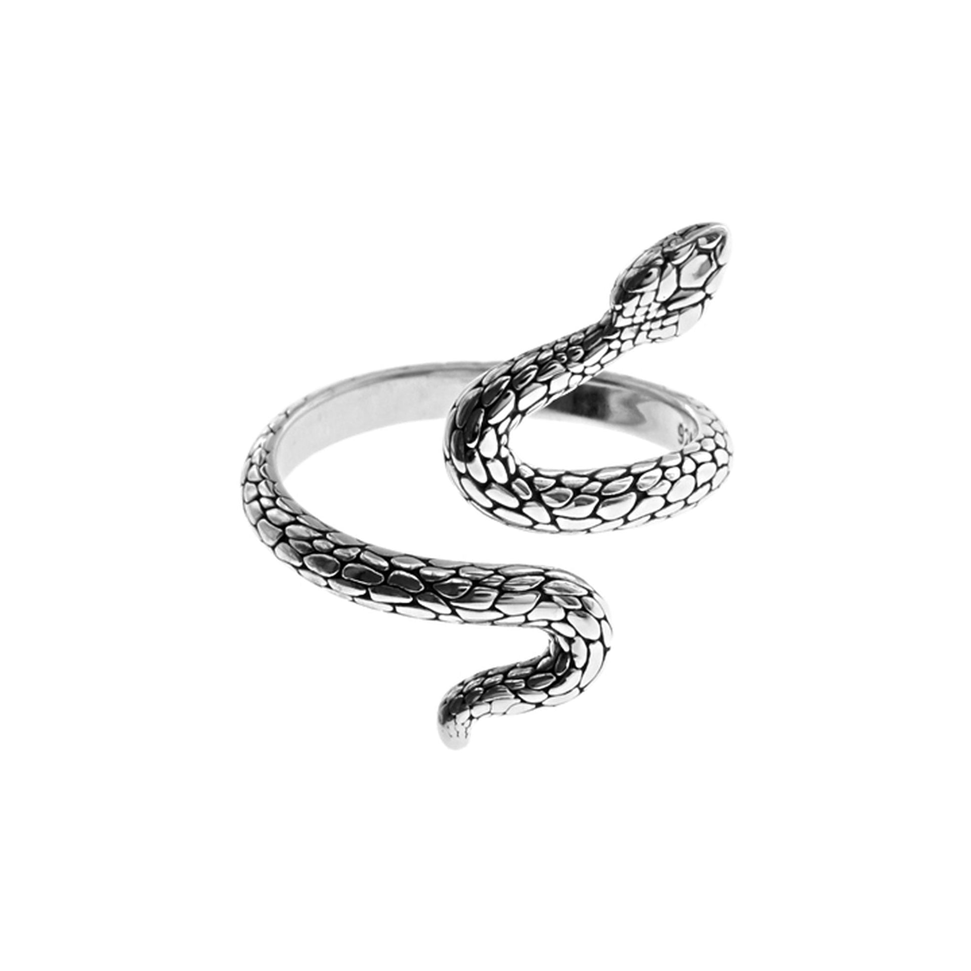 Anya wrapped snake ring
