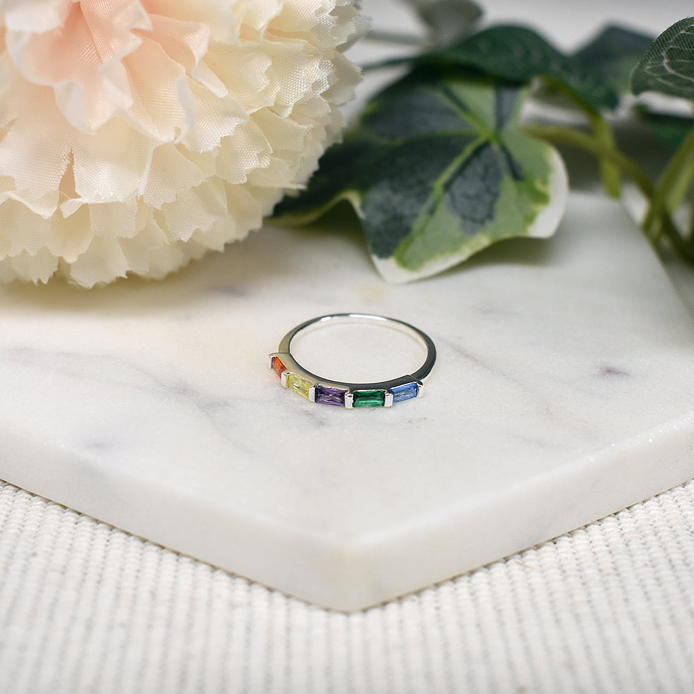 Heidi baguette ring